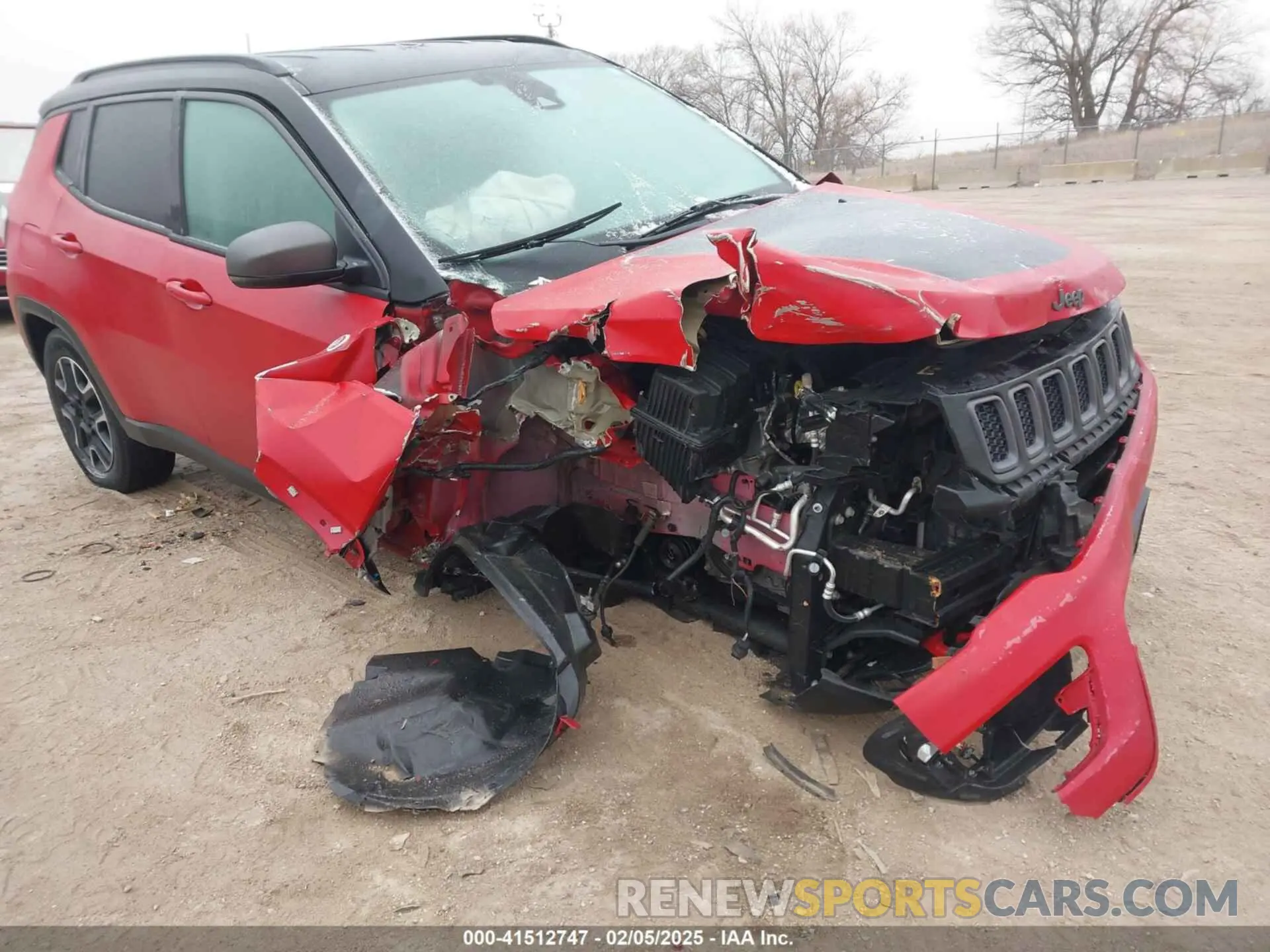 6 fotografías del automóvil dañado 3C4NJDDB5MT589965 JEEP COMPASS 2021