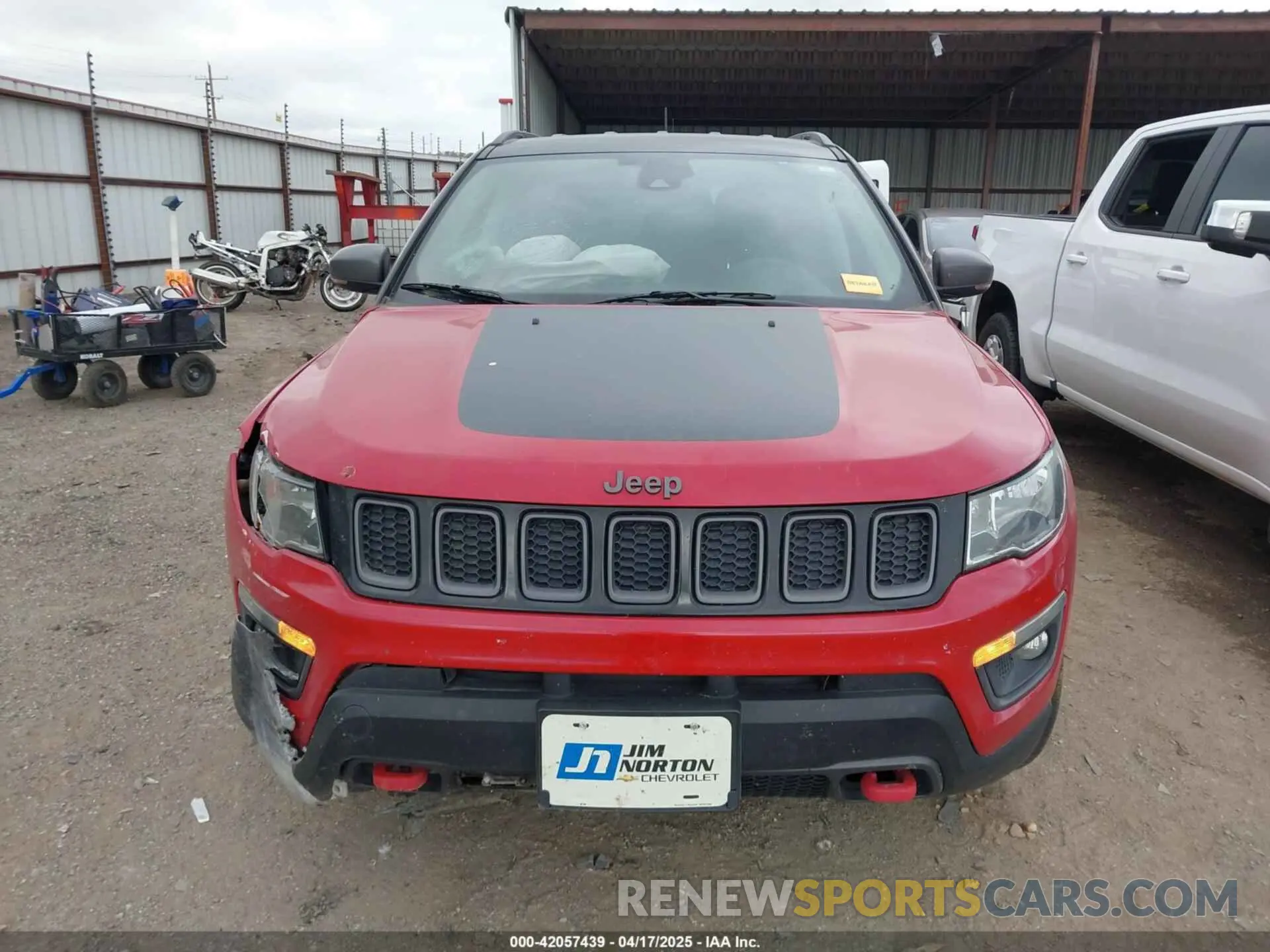 13 fotografías del automóvil dañado 3C4NJDDB6MT574374 JEEP COMPASS 2021