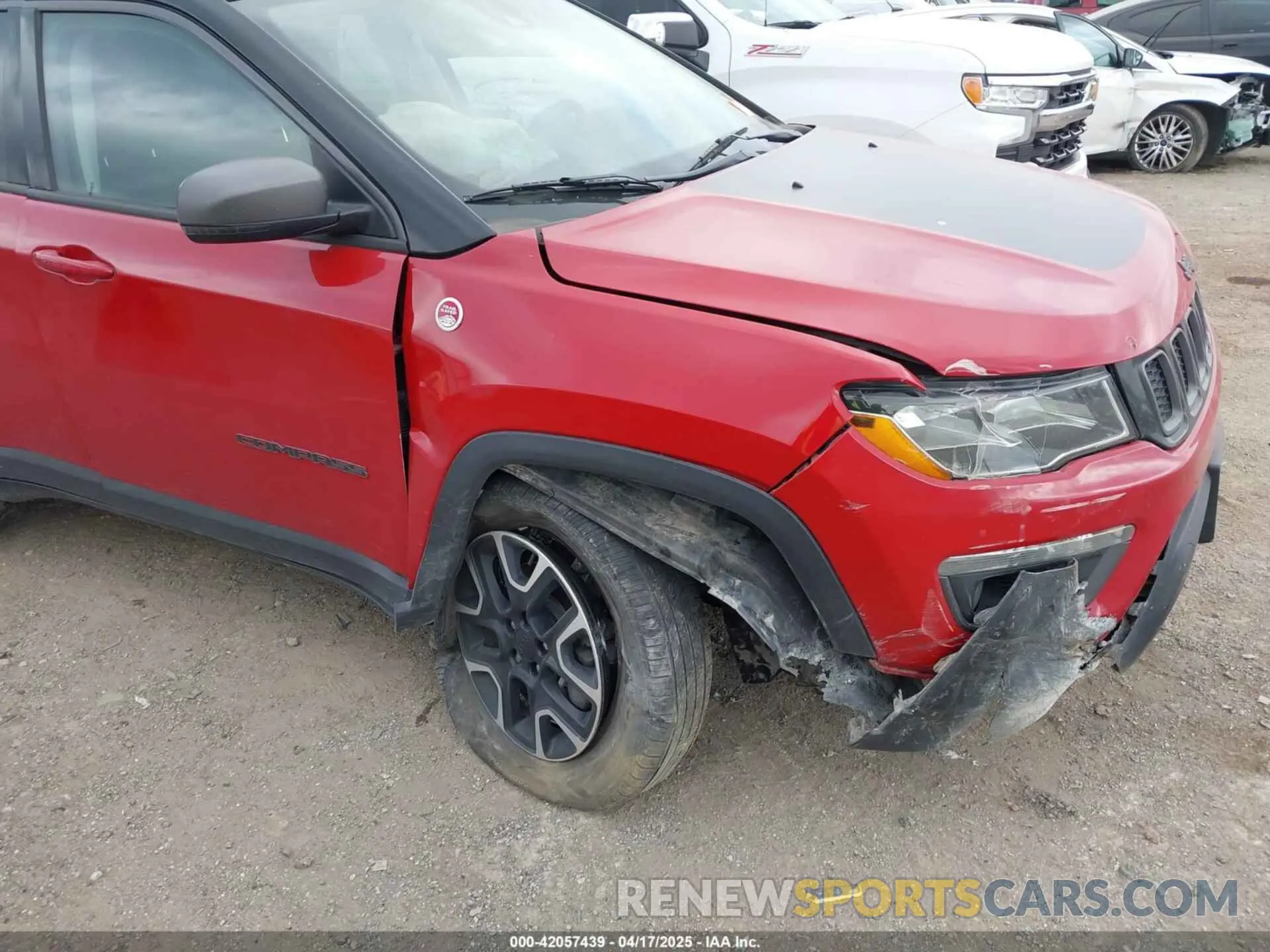 6 fotografías del automóvil dañado 3C4NJDDB6MT574374 JEEP COMPASS 2021