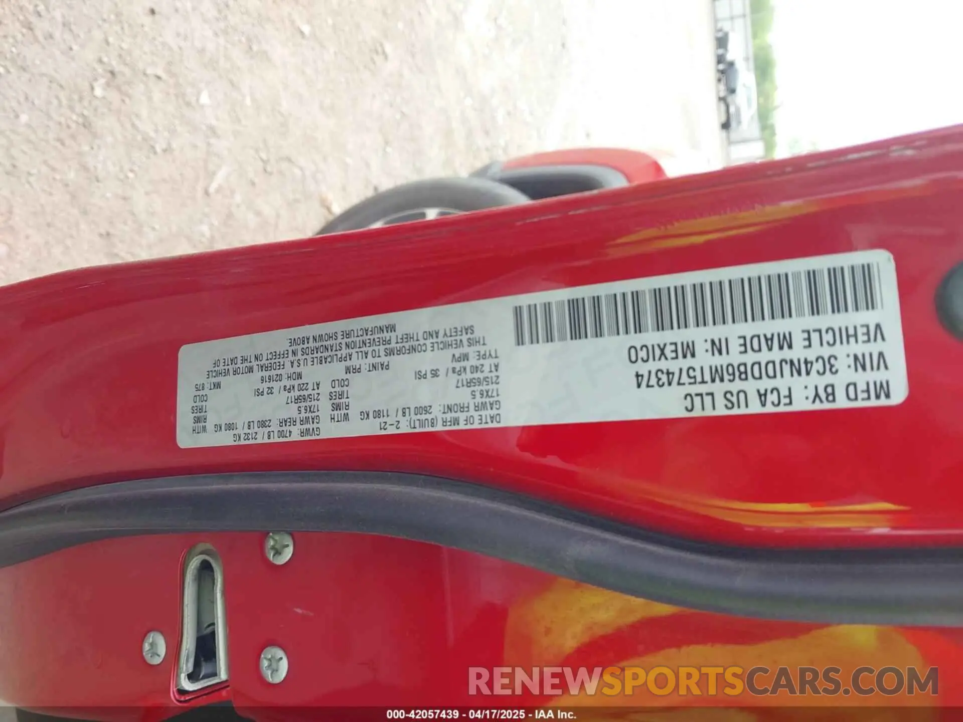 9 fotografías del automóvil dañado 3C4NJDDB6MT574374 JEEP COMPASS 2021
