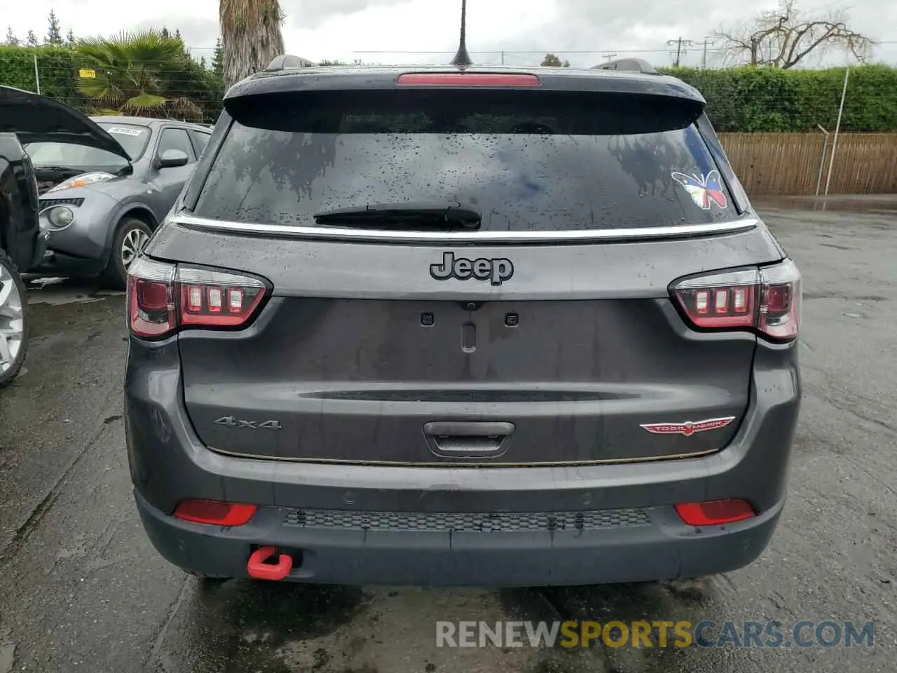 6 fotografías del automóvil dañado 3C4NJDDB7MT600738 JEEP COMPASS 2021