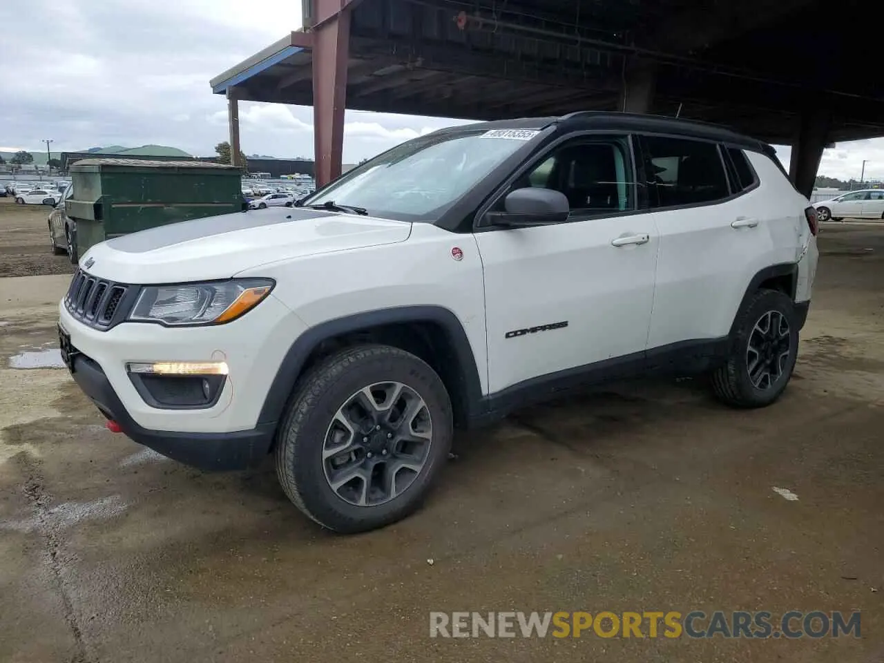 1 fotografías del automóvil dañado 3C4NJDDB8MT553543 JEEP COMPASS 2021