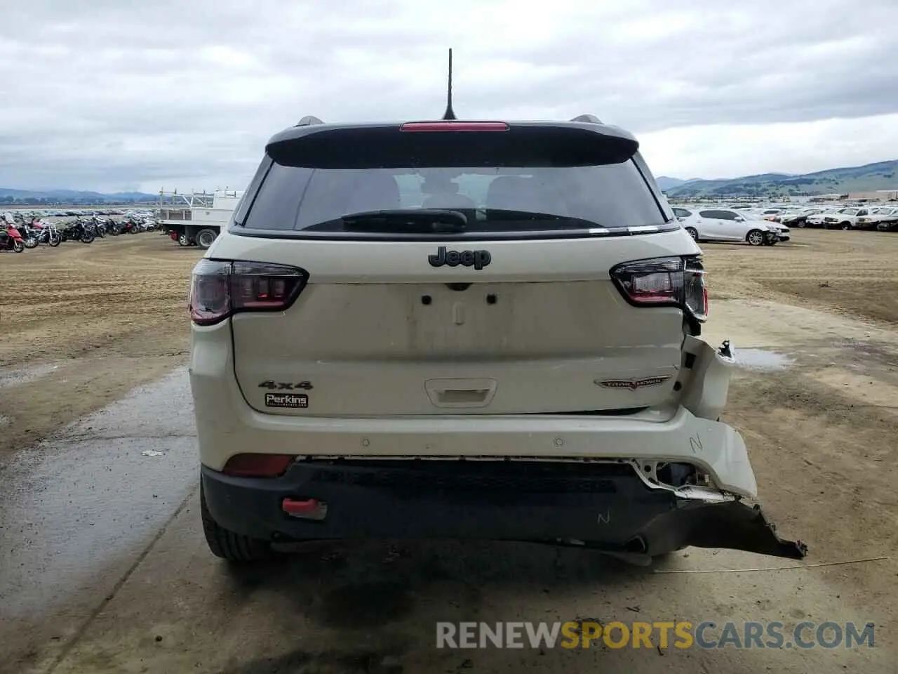 6 fotografías del automóvil dañado 3C4NJDDB8MT553543 JEEP COMPASS 2021