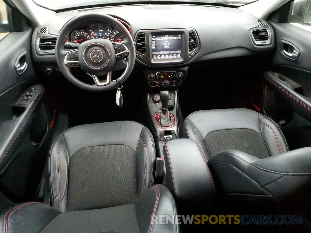 8 fotografías del automóvil dañado 3C4NJDDB8MT553543 JEEP COMPASS 2021