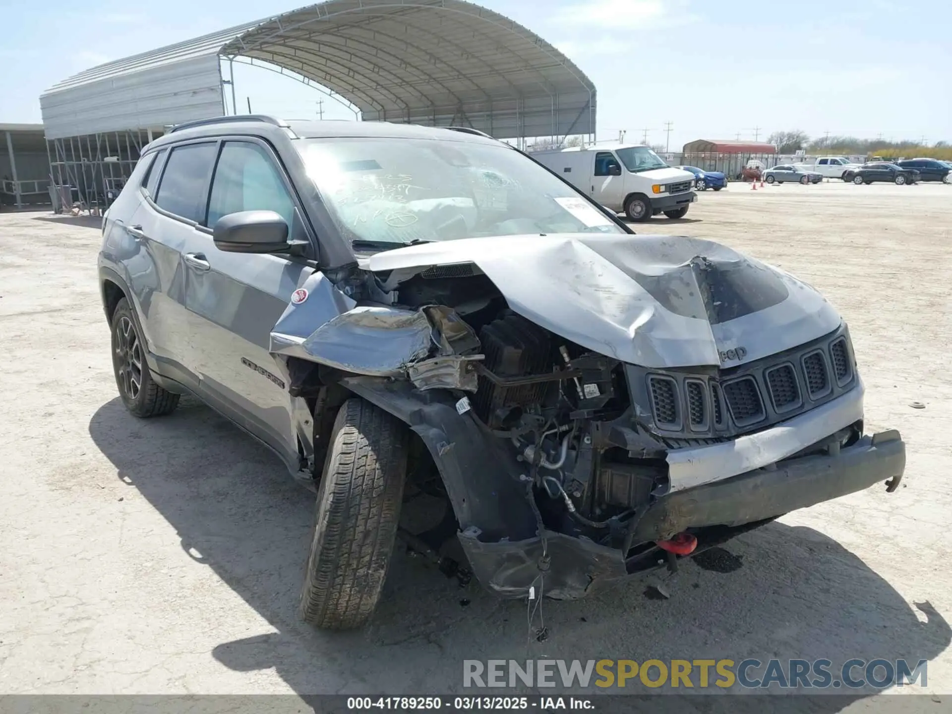 1 fotografías del automóvil dañado 3C4NJDDB9MT527131 JEEP COMPASS 2021
