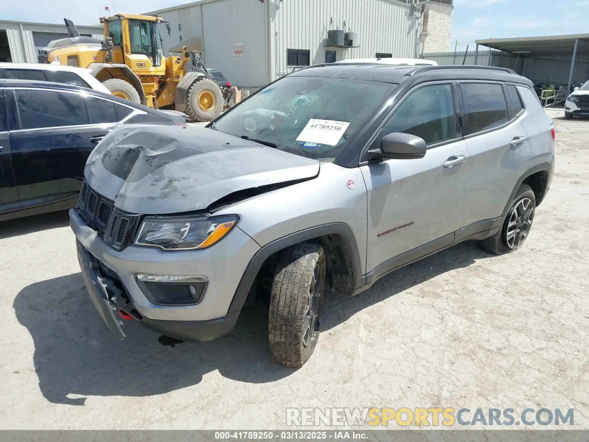 2 fotografías del automóvil dañado 3C4NJDDB9MT527131 JEEP COMPASS 2021