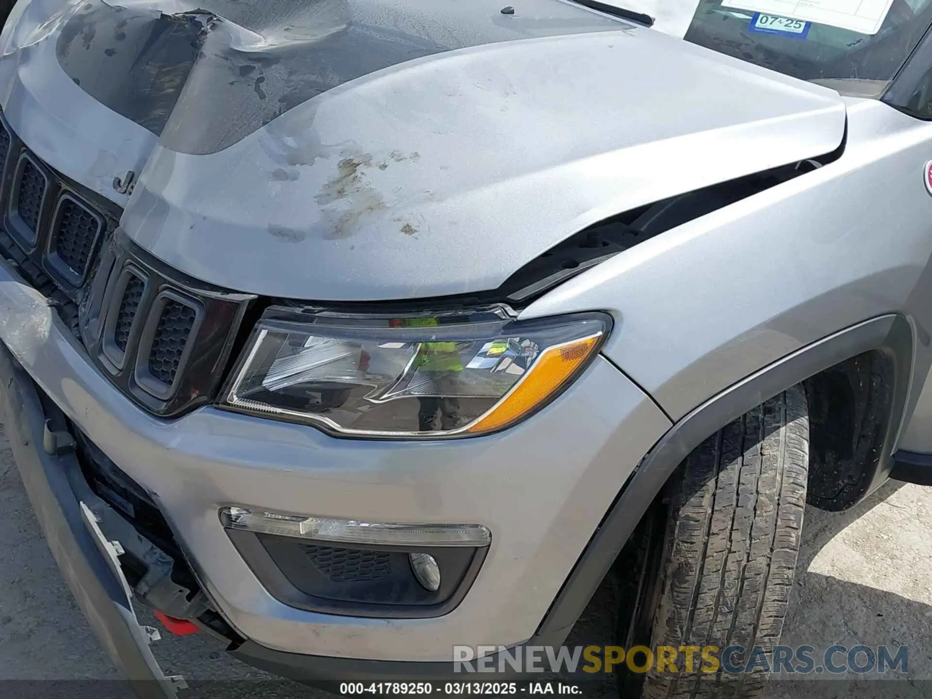 6 fotografías del automóvil dañado 3C4NJDDB9MT527131 JEEP COMPASS 2021