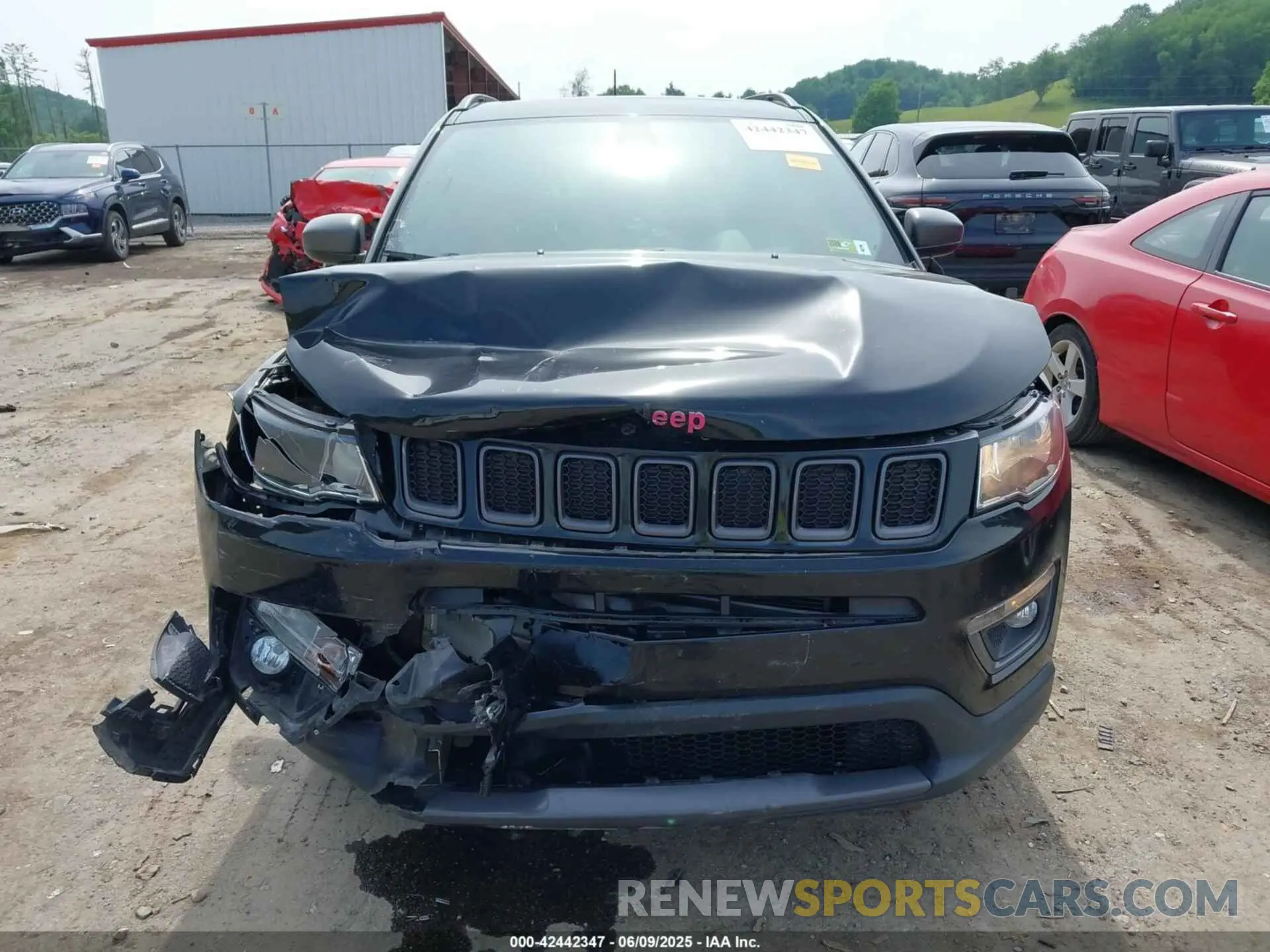 12 fotografías del automóvil dañado 3C4NJDEB0MT548139 JEEP COMPASS 2021