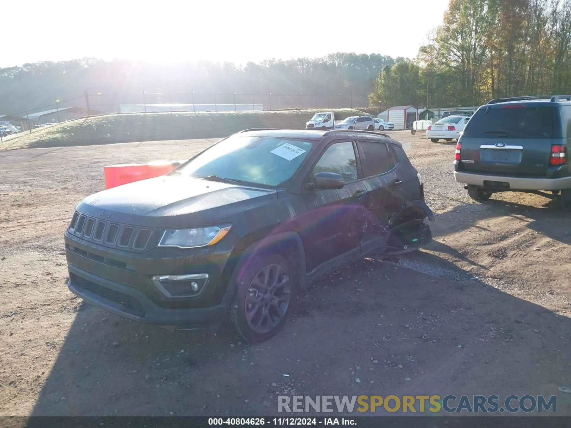 2 fotografías del automóvil dañado 3C4NJDEB0MT601065 JEEP COMPASS 2021