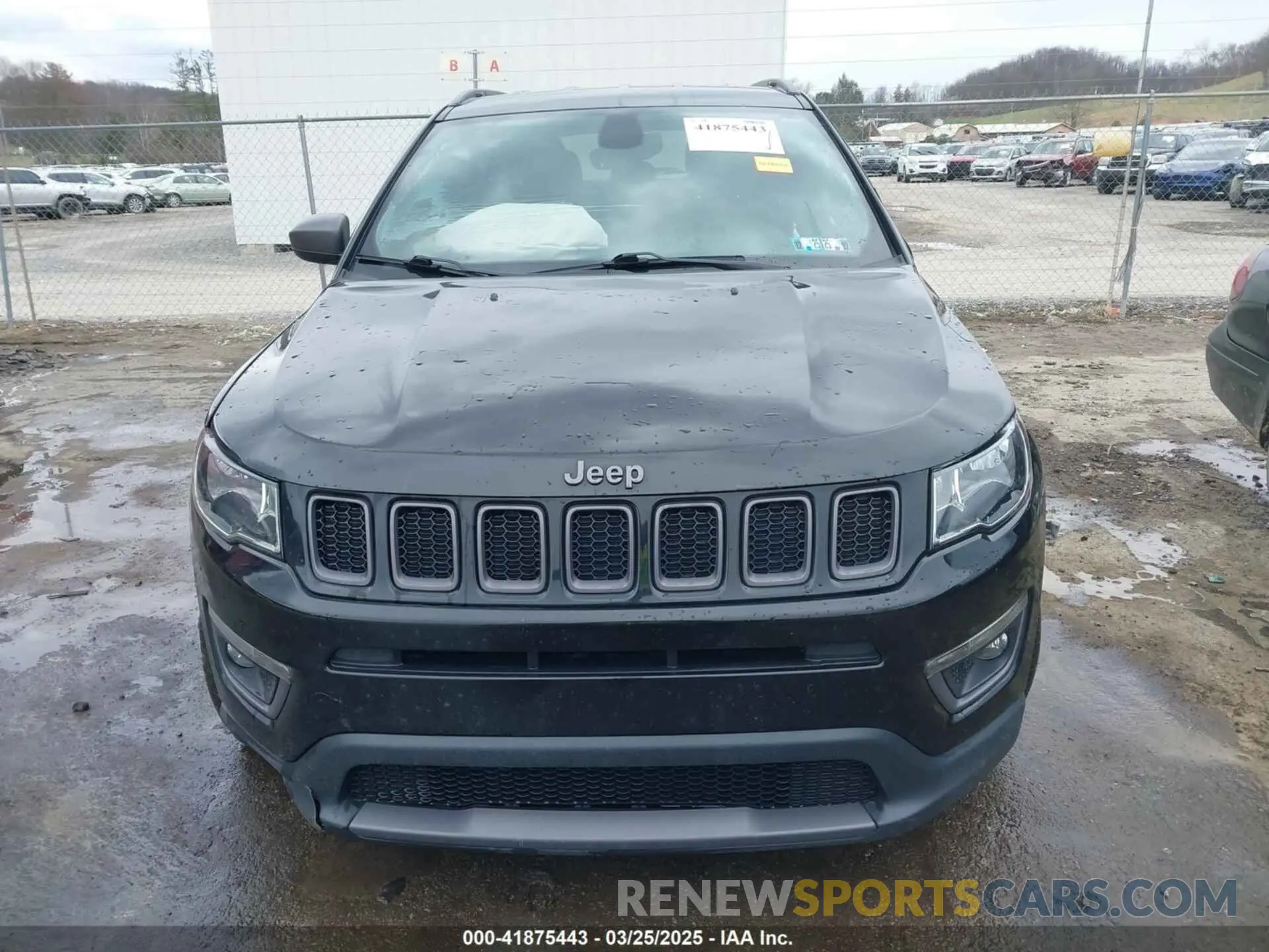 12 fotografías del automóvil dañado 3C4NJDEB2MT540186 JEEP COMPASS 2021