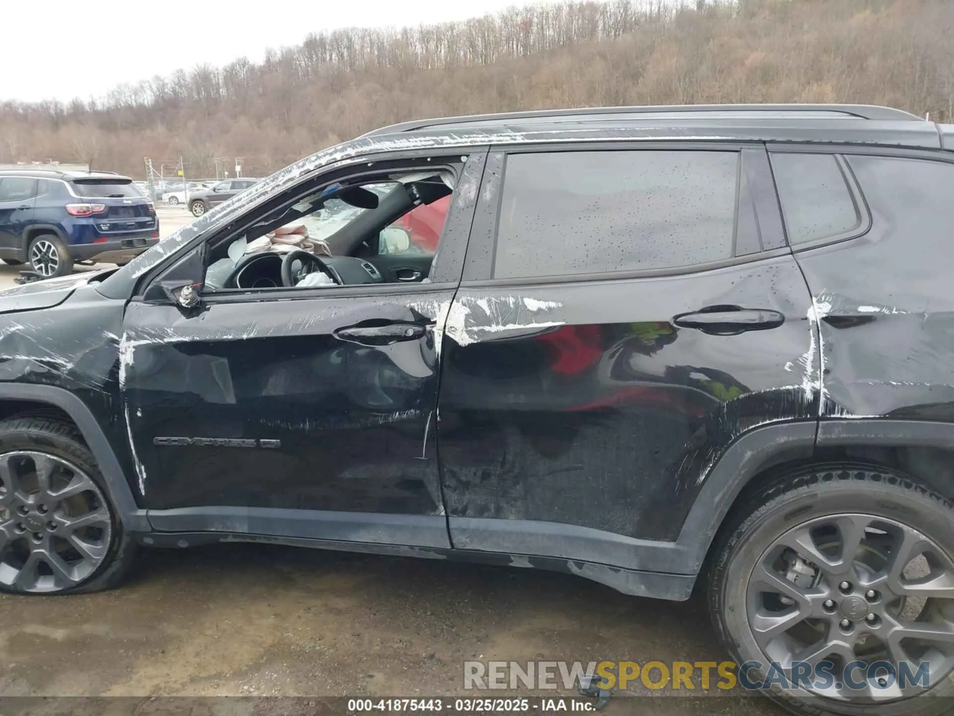 14 fotografías del automóvil dañado 3C4NJDEB2MT540186 JEEP COMPASS 2021