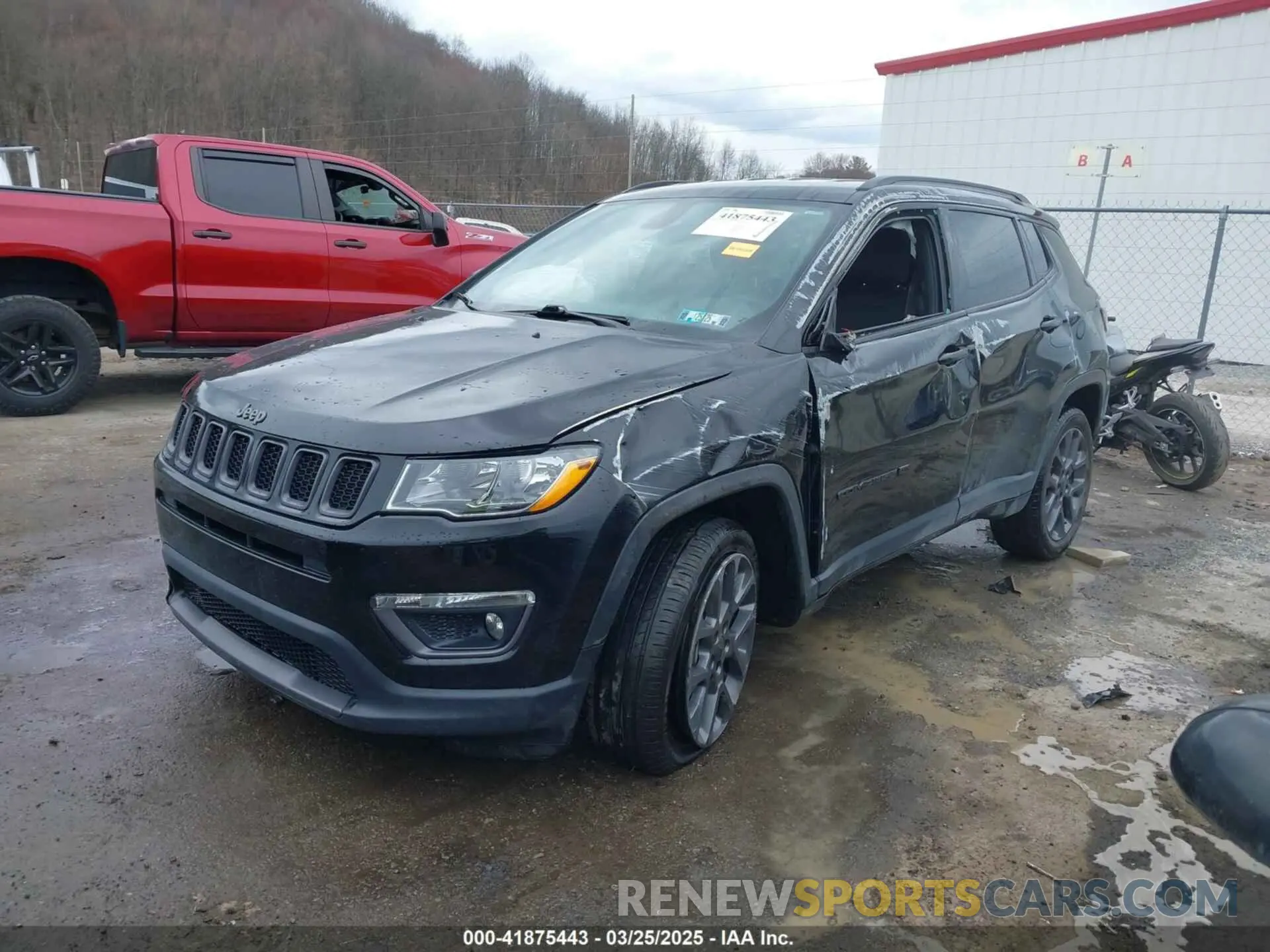 2 fotografías del automóvil dañado 3C4NJDEB2MT540186 JEEP COMPASS 2021