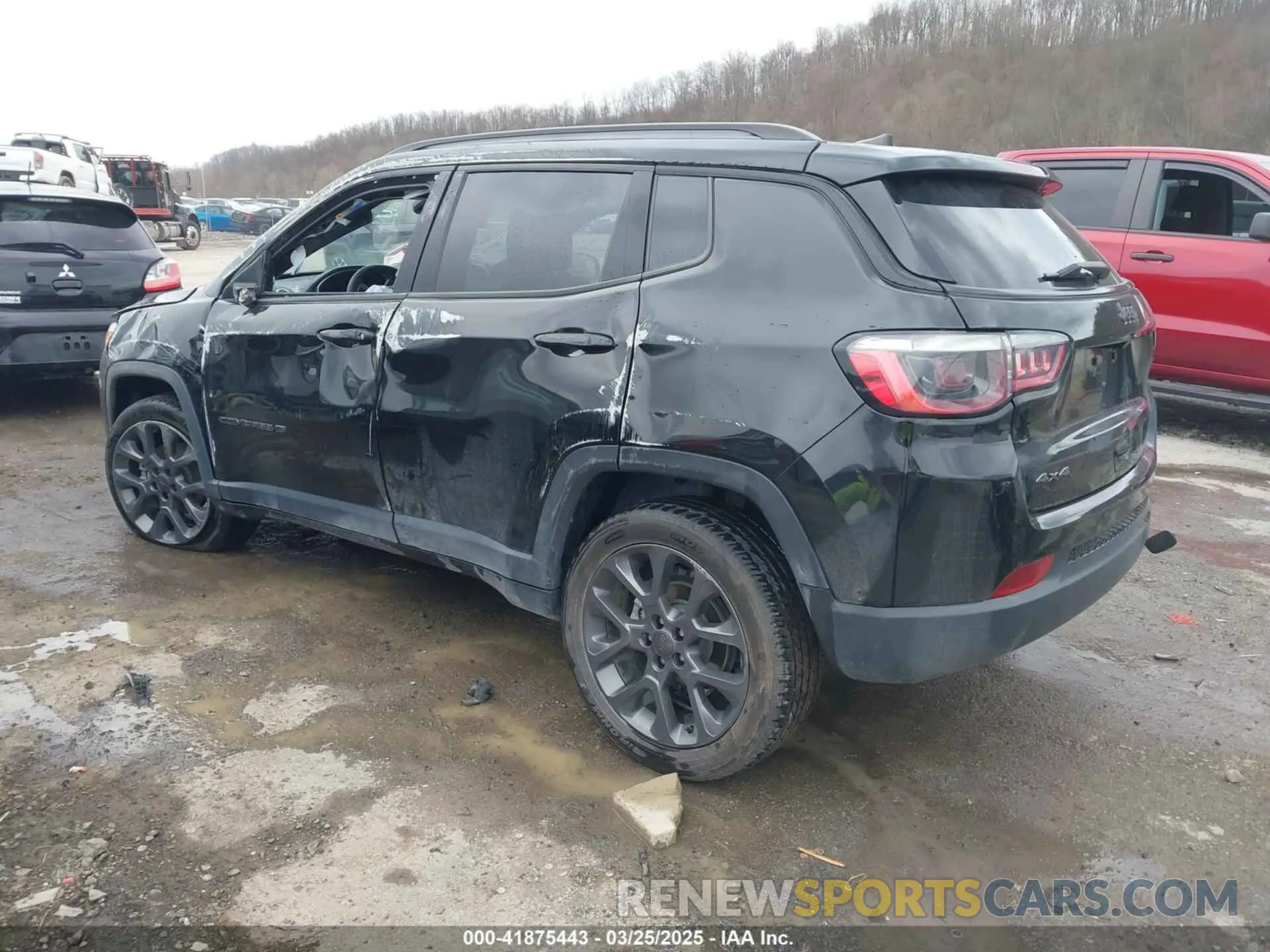 3 fotografías del automóvil dañado 3C4NJDEB2MT540186 JEEP COMPASS 2021