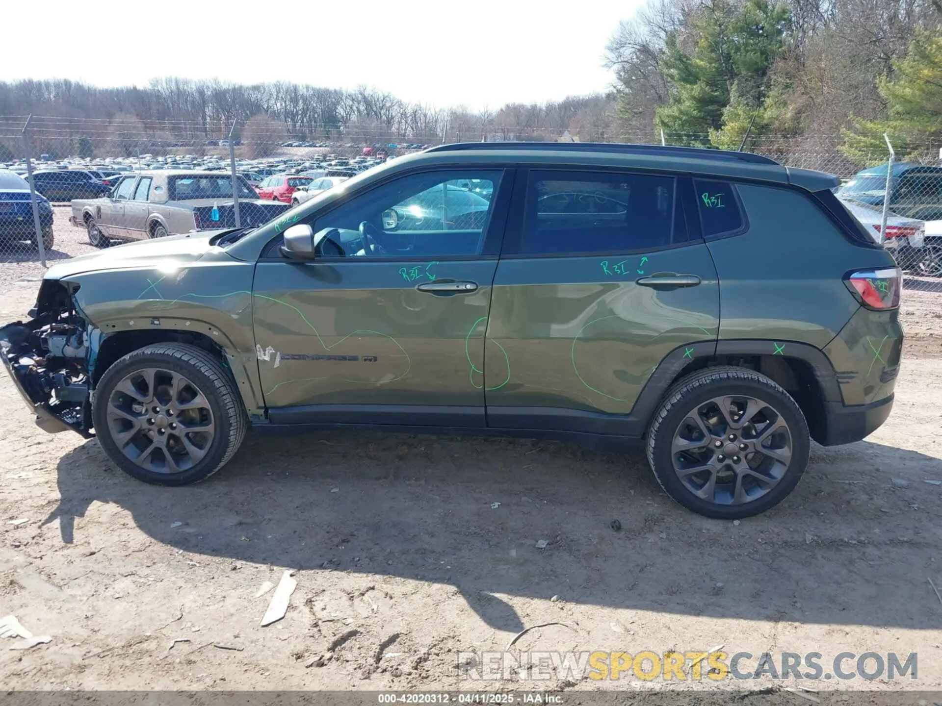 15 fotografías del automóvil dañado 3C4NJDEB2MT560454 JEEP COMPASS 2021