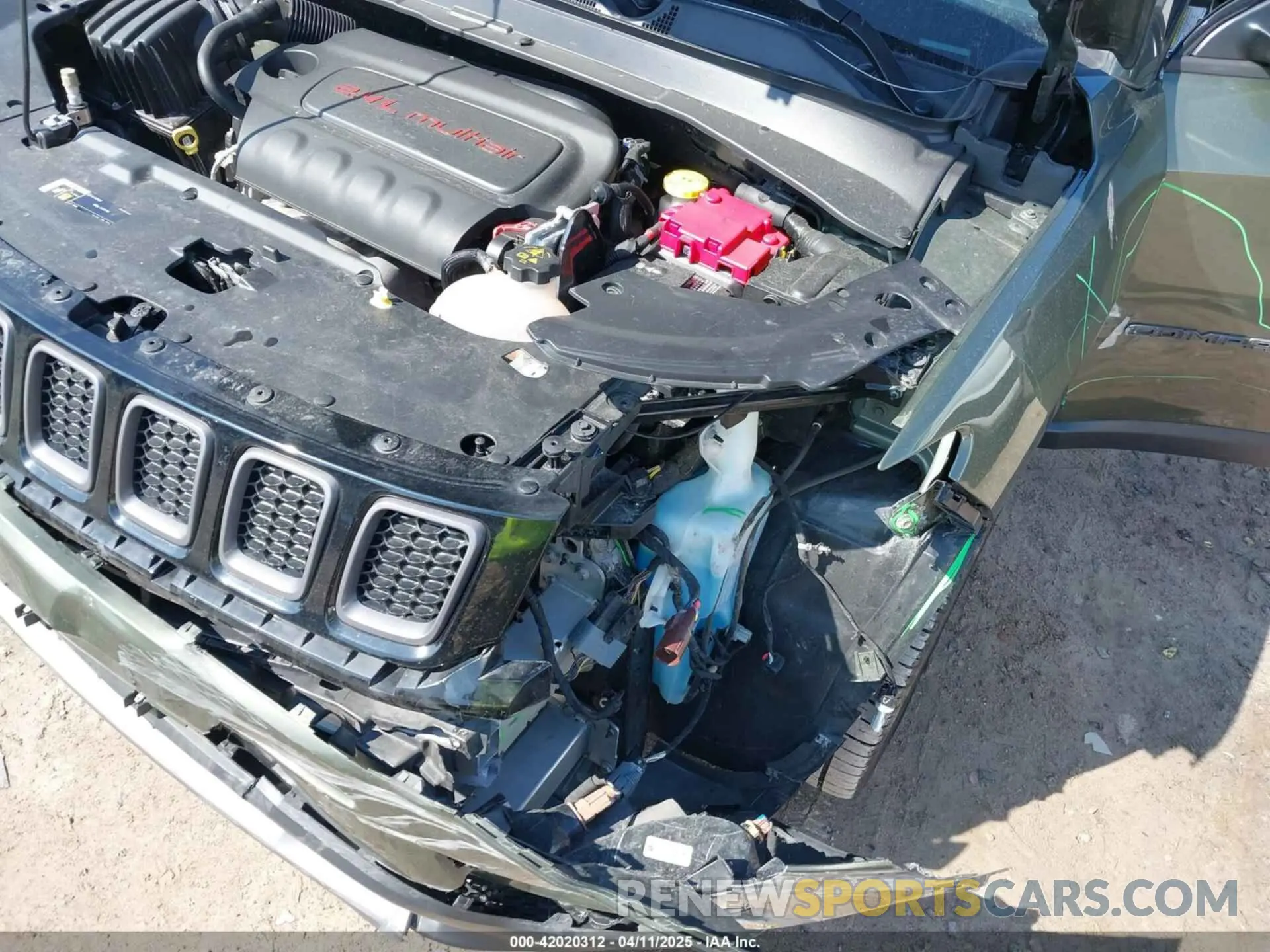 6 fotografías del automóvil dañado 3C4NJDEB2MT560454 JEEP COMPASS 2021