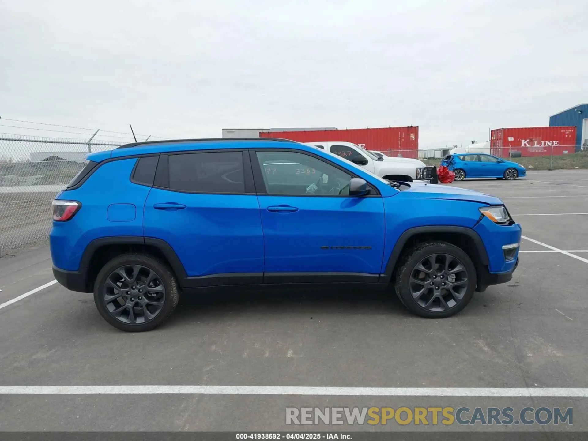 13 fotografías del automóvil dañado 3C4NJDEB5MT529070 JEEP COMPASS 2021