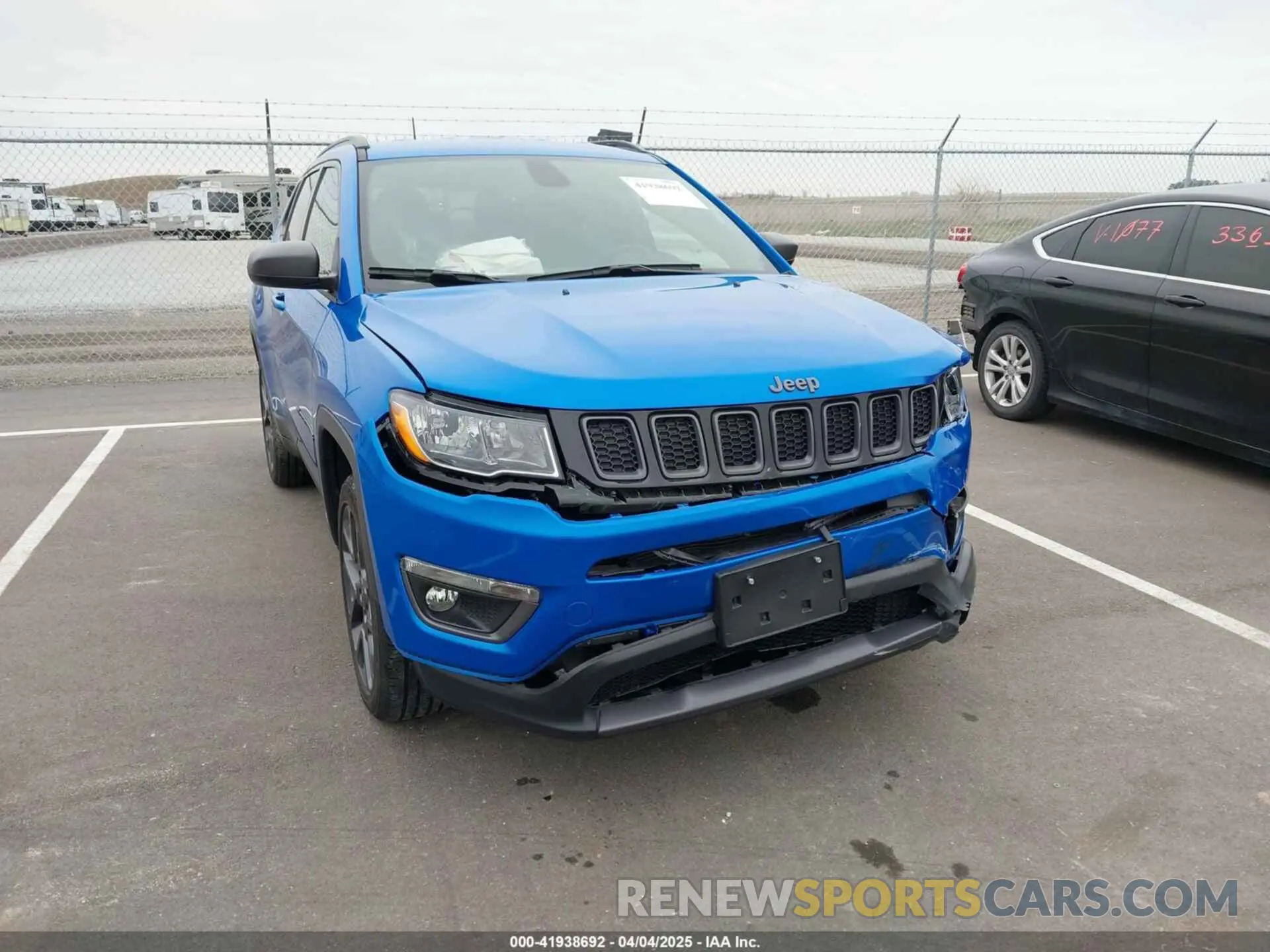 6 fotografías del automóvil dañado 3C4NJDEB5MT529070 JEEP COMPASS 2021