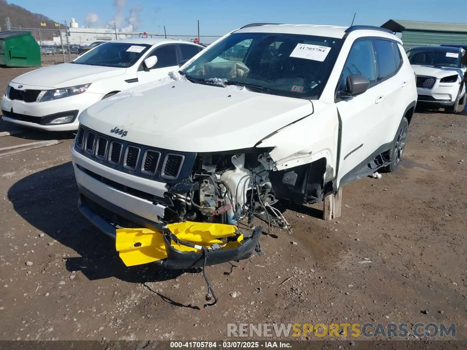 6 fotografías del automóvil dañado 3C4NJDEB5MT584554 JEEP COMPASS 2021
