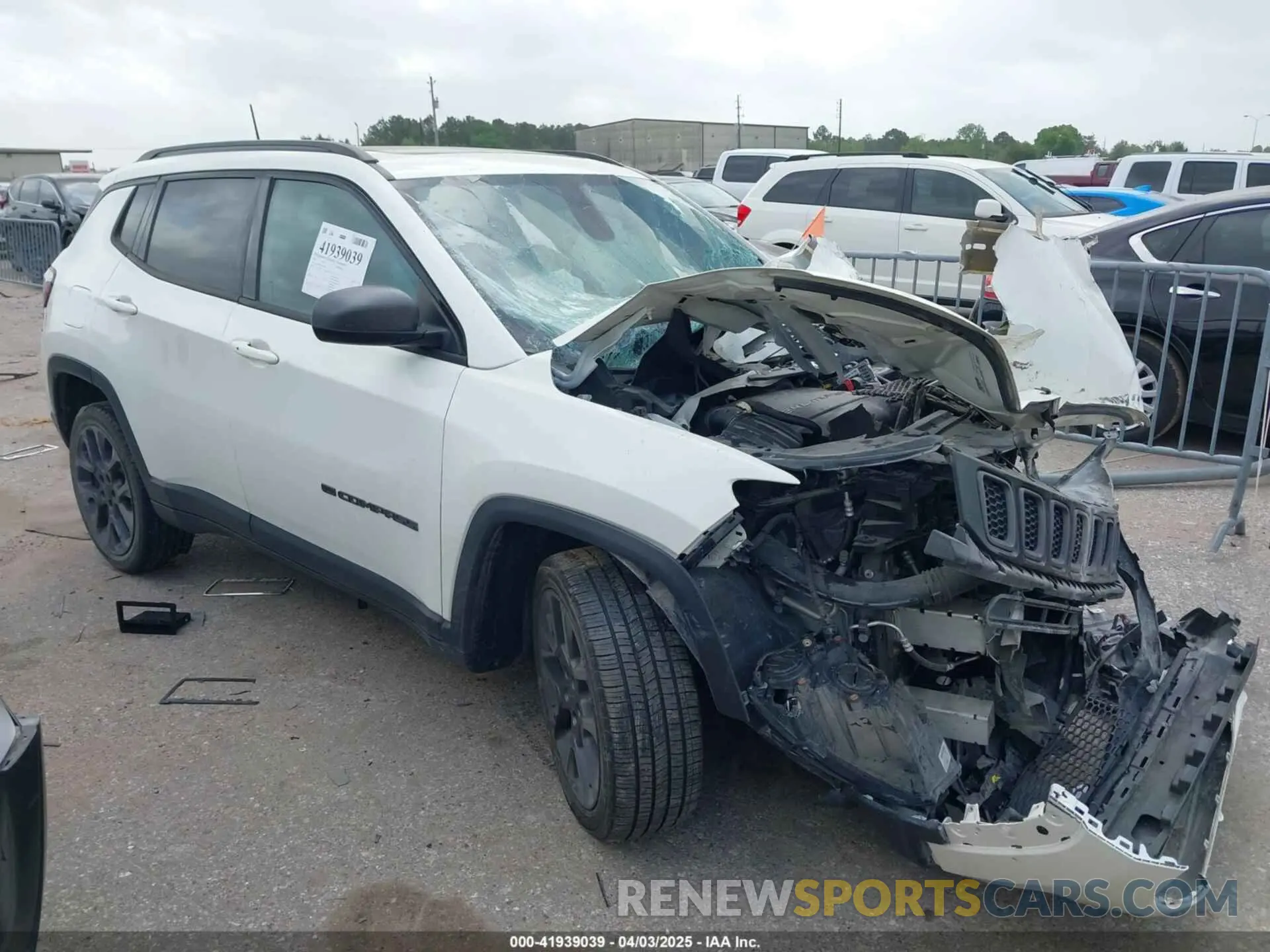 1 fotografías del automóvil dañado 3C4NJDEB5MT596218 JEEP COMPASS 2021