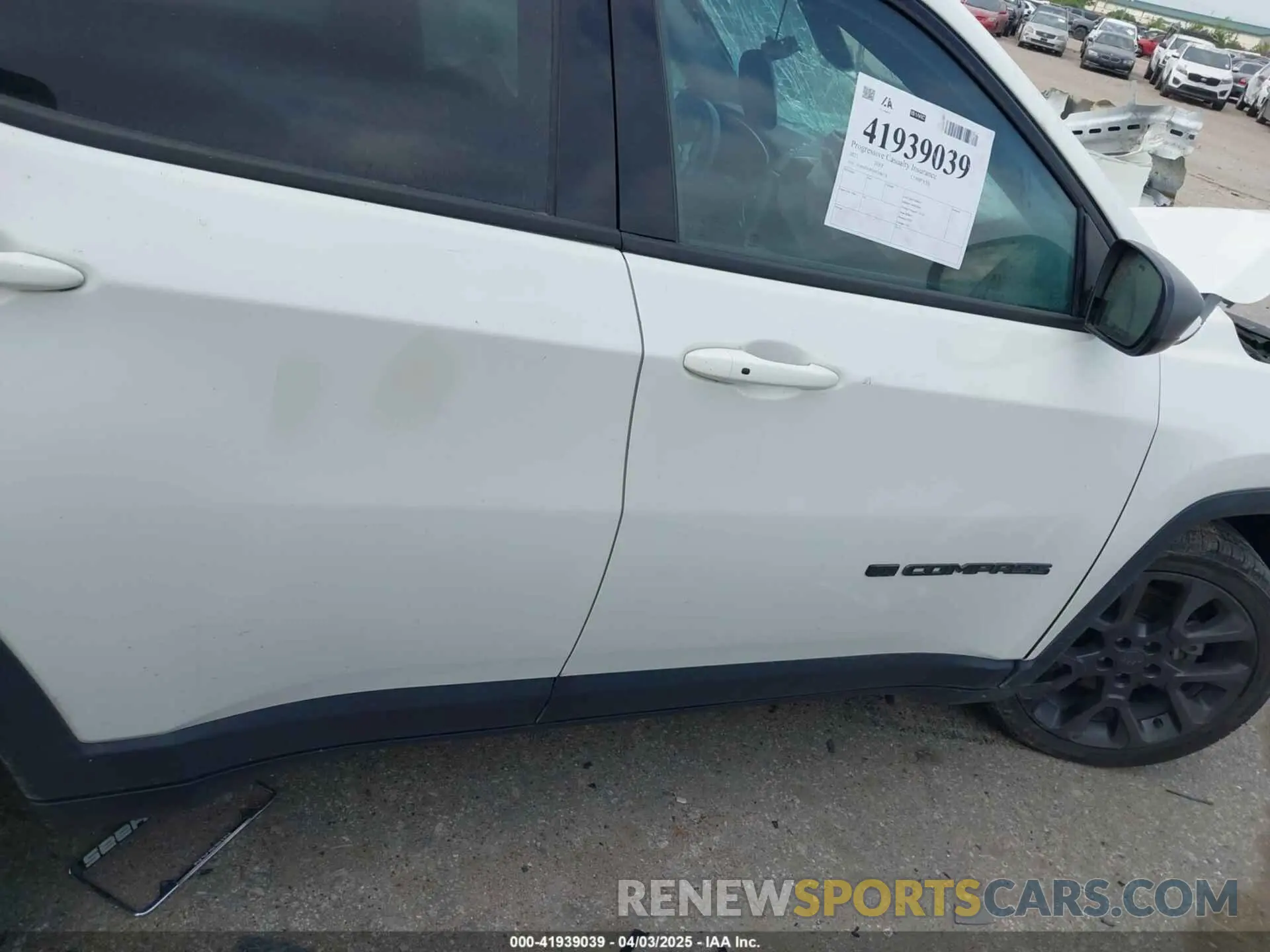 12 fotografías del automóvil dañado 3C4NJDEB5MT596218 JEEP COMPASS 2021
