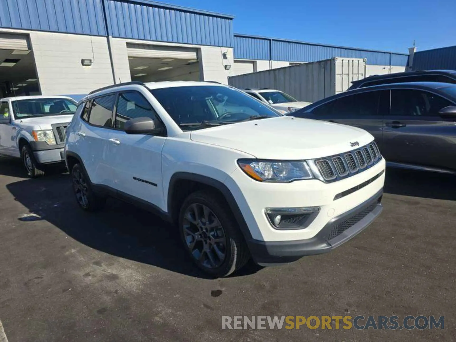 2 fotografías del automóvil dañado 3C4NJDEB7MT524999 JEEP COMPASS 2021