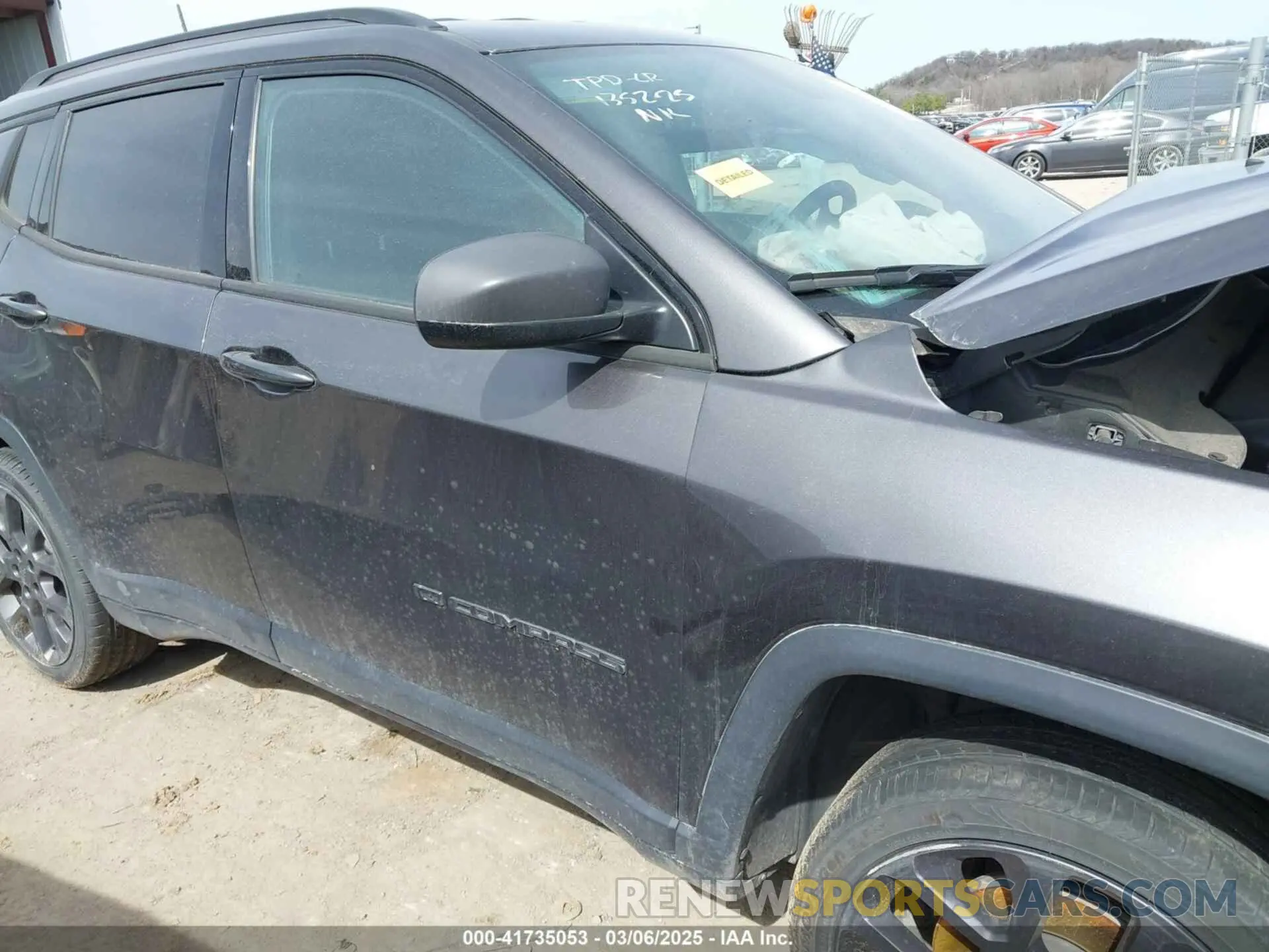 13 fotografías del automóvil dañado 3C4NJDEB7MT595359 JEEP COMPASS 2021