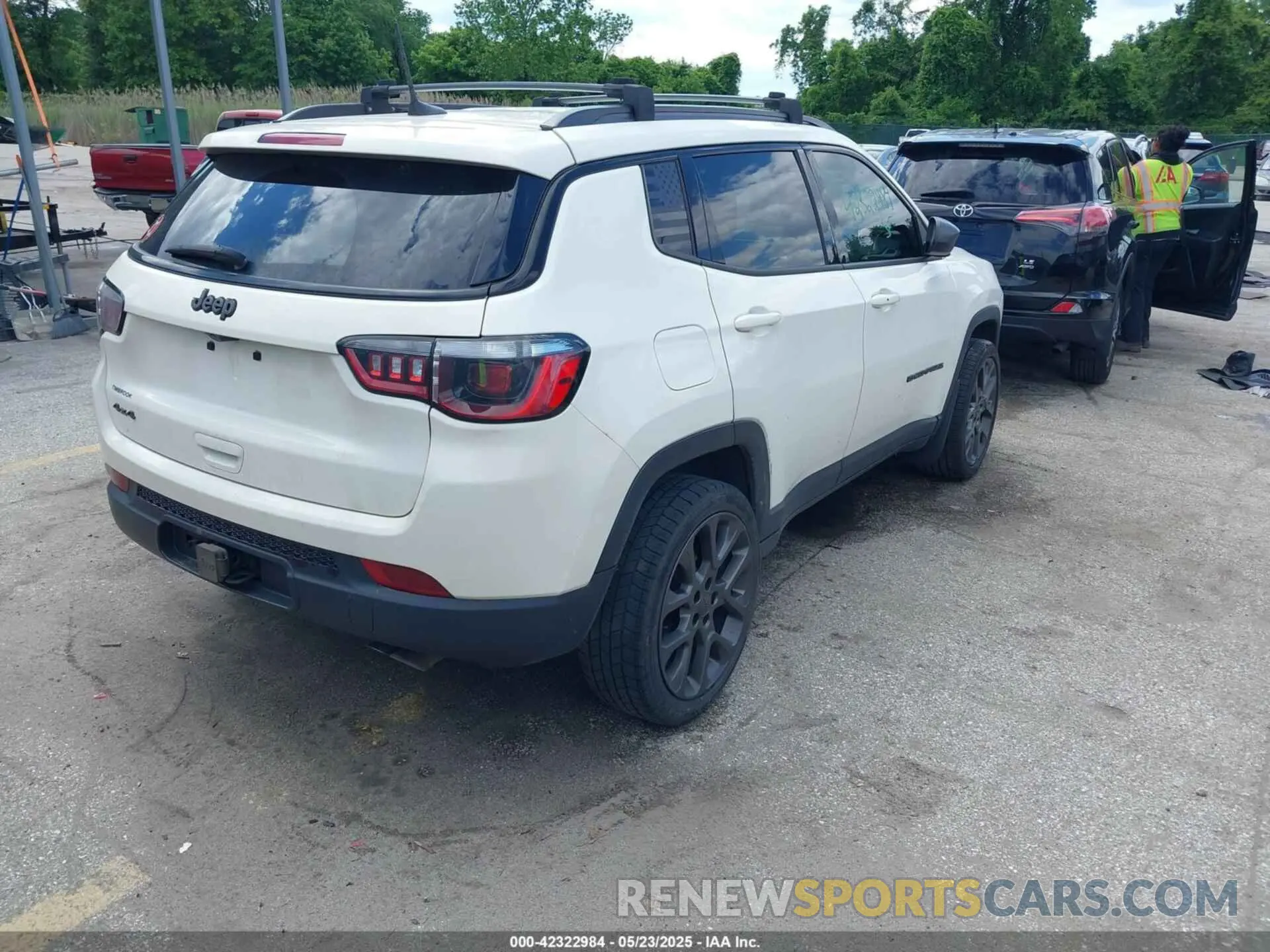 4 fotografías del automóvil dañado 3C4NJDEB9MT516631 JEEP COMPASS 2021