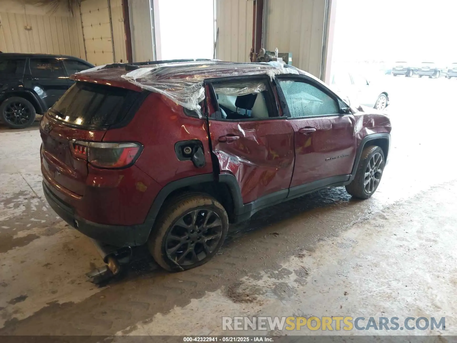 4 fotografías del automóvil dañado 3C4NJDEBXMT529078 JEEP COMPASS 2021
