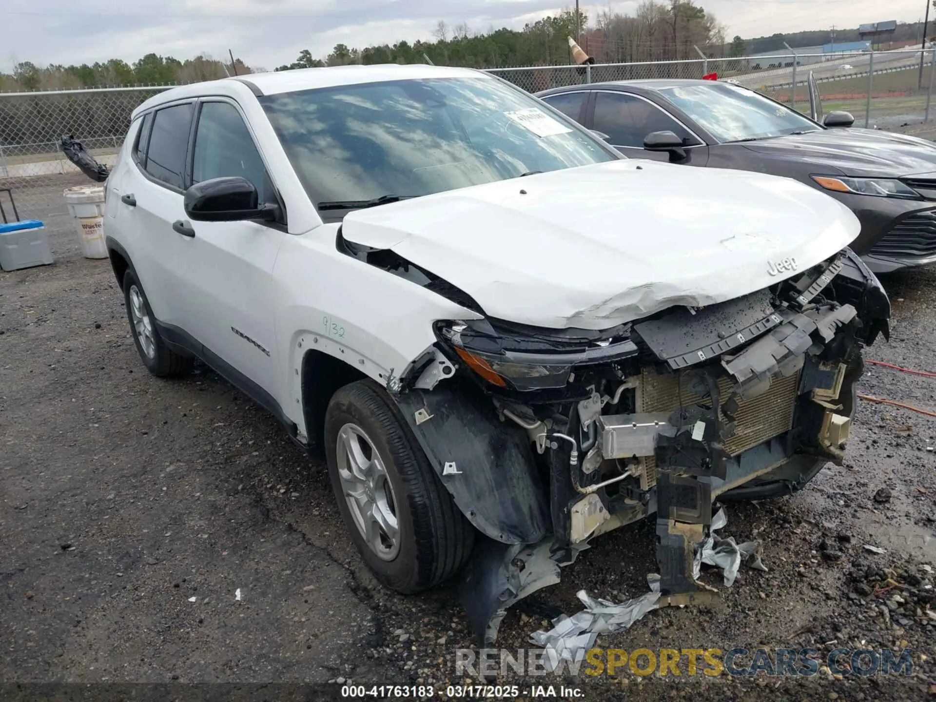 1 fotografías del automóvil dañado 3C4NJCAB4NT121306 JEEP COMPASS 2022