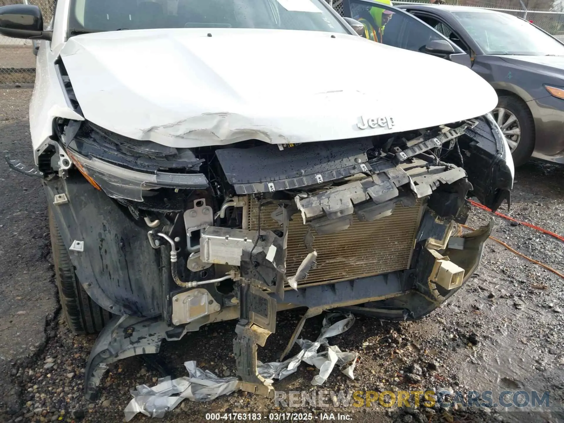 6 fotografías del automóvil dañado 3C4NJCAB4NT121306 JEEP COMPASS 2022