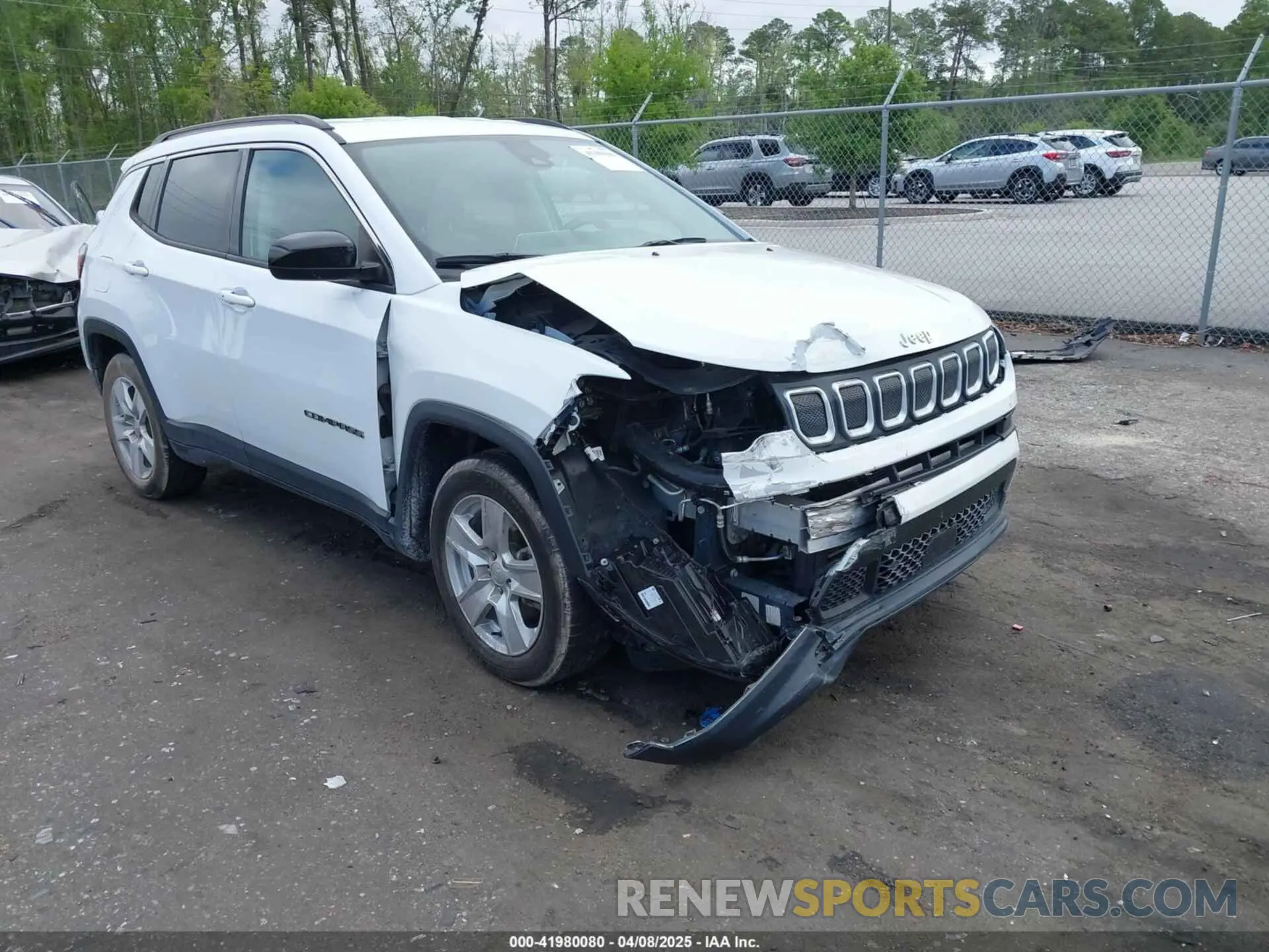 1 fotografías del automóvil dañado 3C4NJCBB0NT140031 JEEP COMPASS 2022