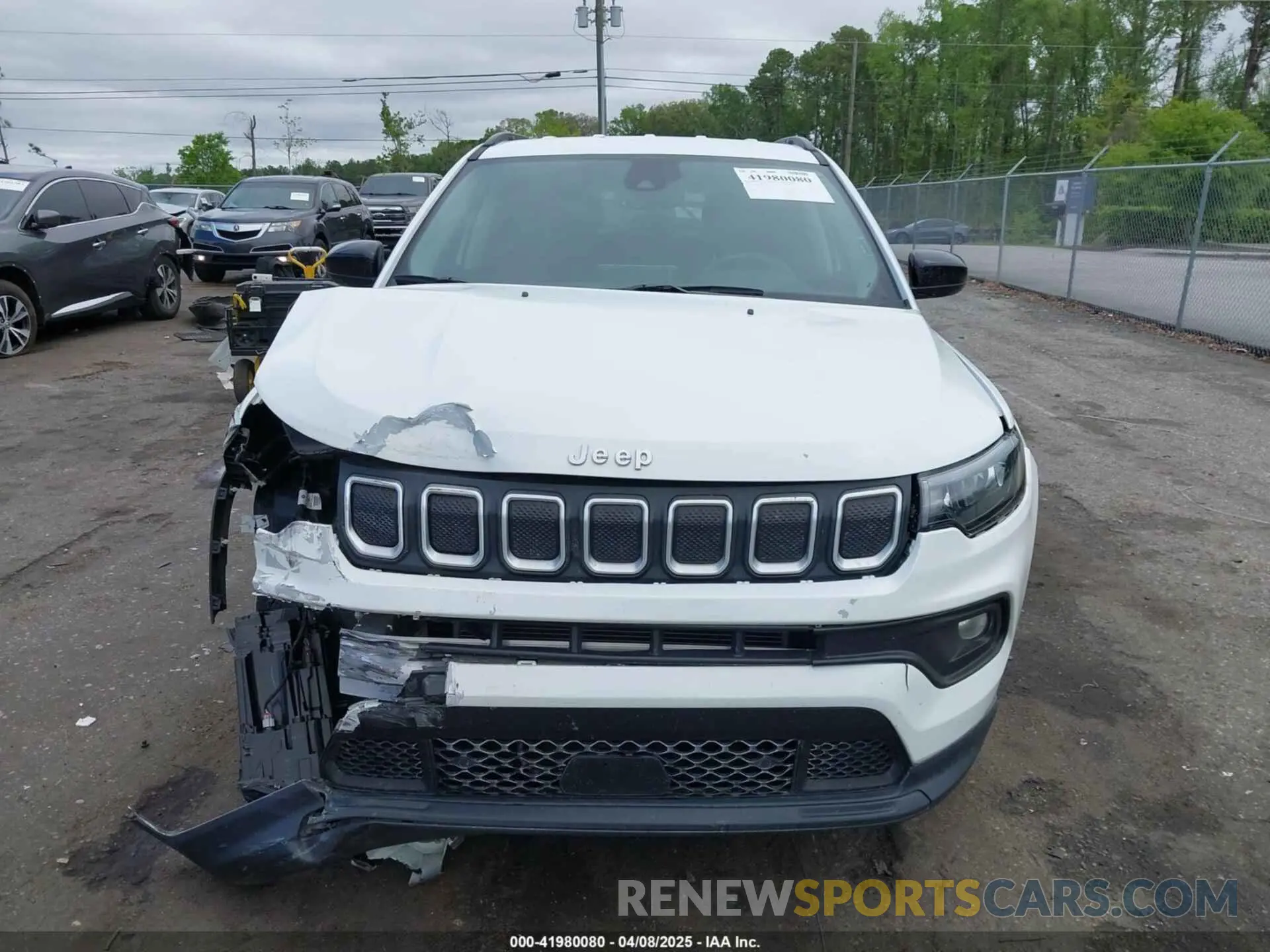 12 fotografías del automóvil dañado 3C4NJCBB0NT140031 JEEP COMPASS 2022