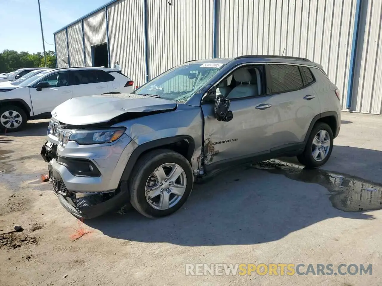 1 fotografías del automóvil dañado 3C4NJCBB0NT192422 JEEP COMPASS 2022