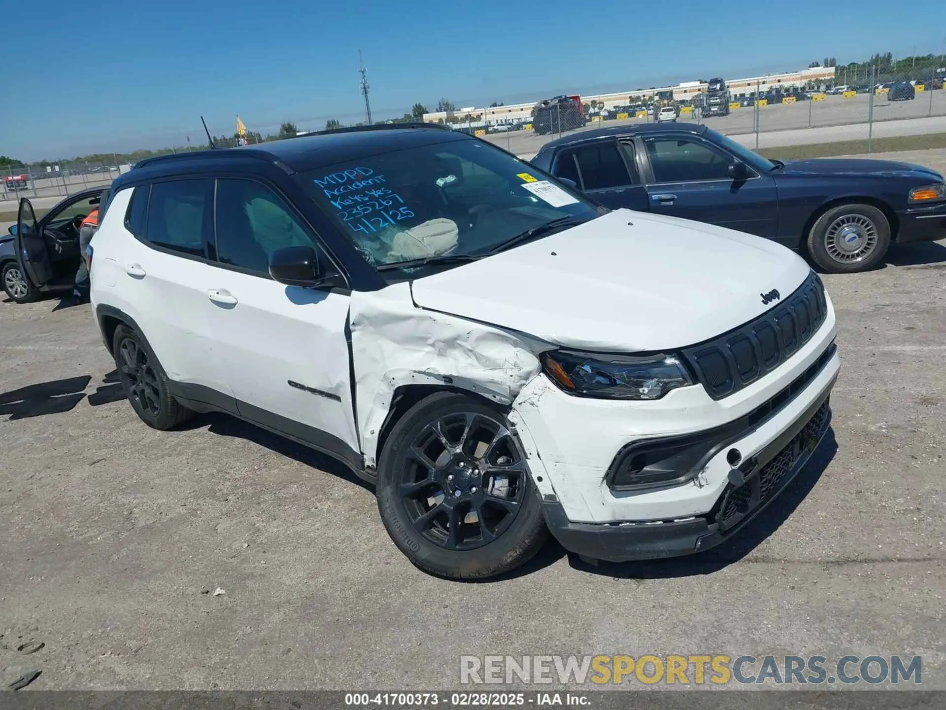 1 fotografías del automóvil dañado 3C4NJCBB0NT235267 JEEP COMPASS 2022