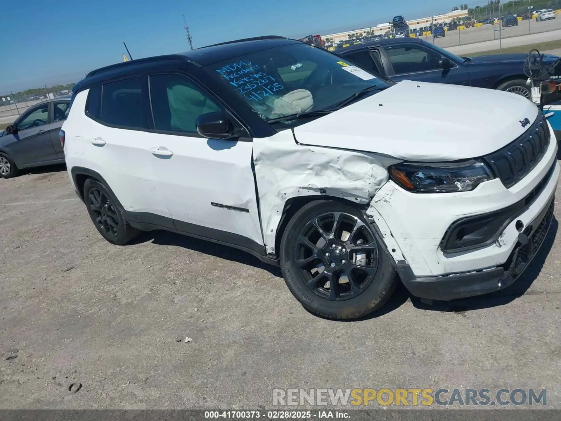 6 fotografías del automóvil dañado 3C4NJCBB0NT235267 JEEP COMPASS 2022