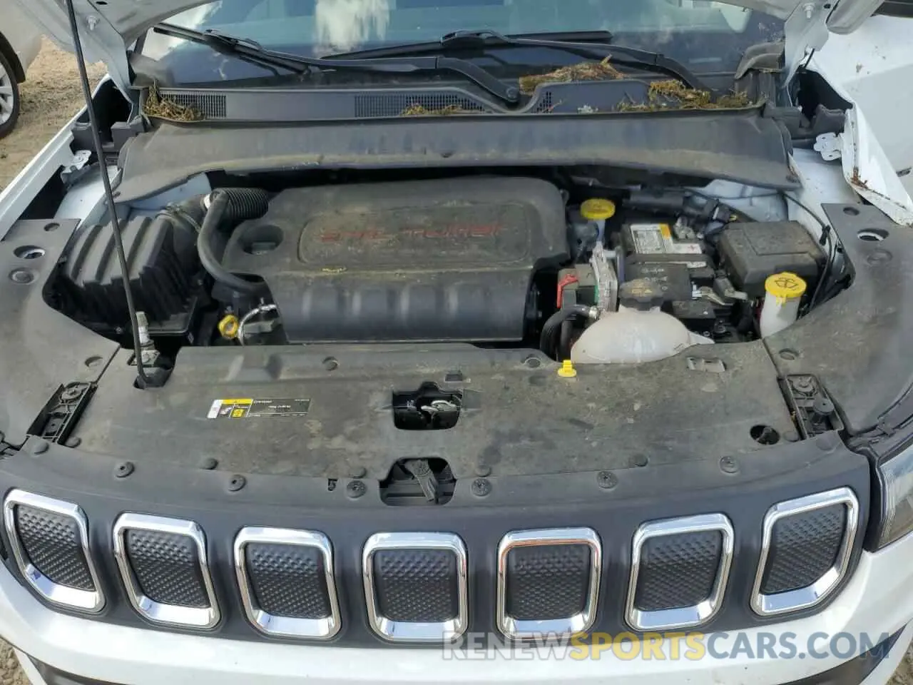 12 fotografías del automóvil dañado 3C4NJCBB2NT234332 JEEP COMPASS 2022