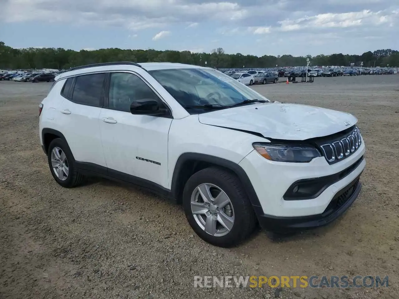 4 fotografías del automóvil dañado 3C4NJCBB2NT234332 JEEP COMPASS 2022