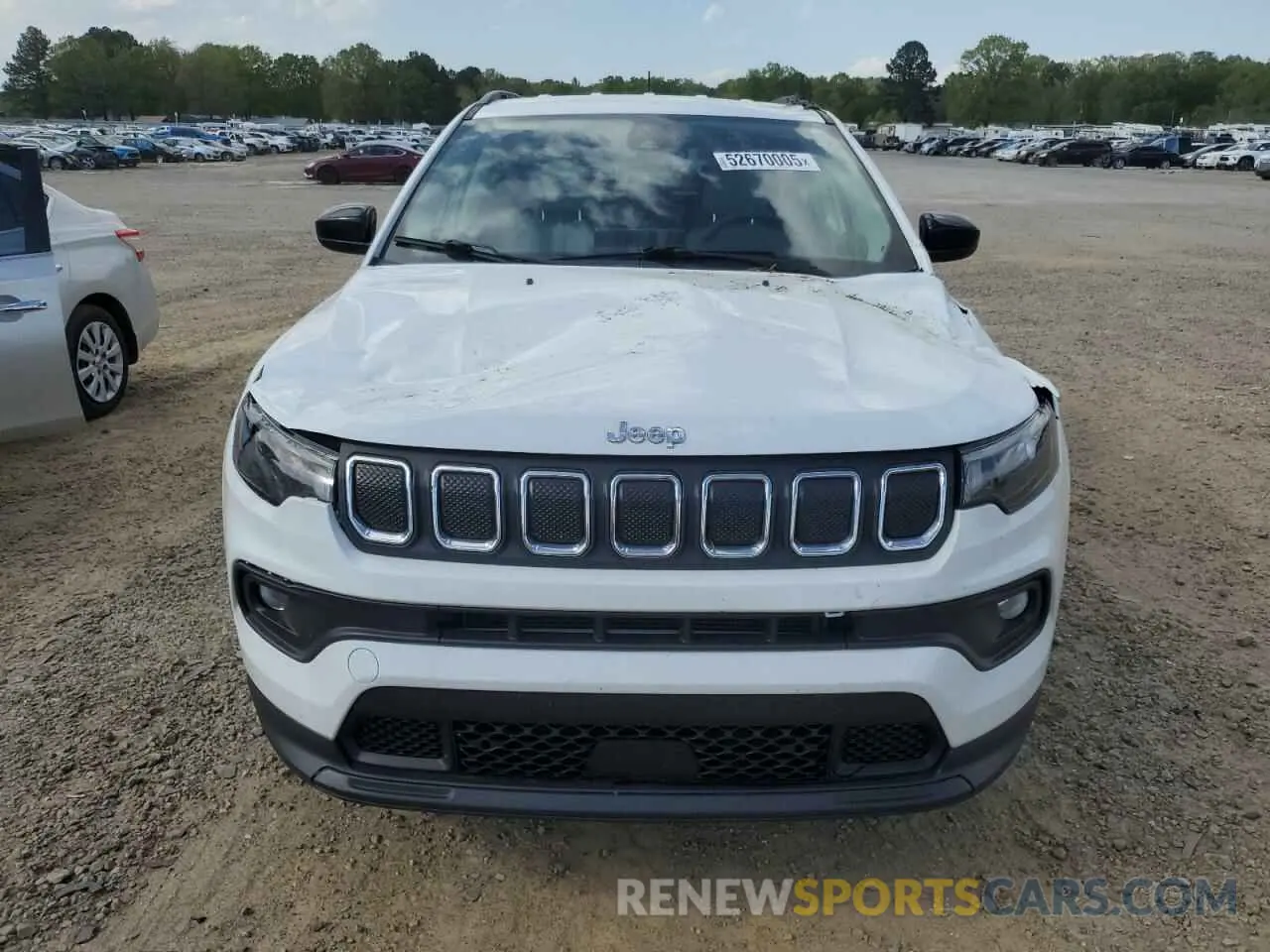 5 fotografías del automóvil dañado 3C4NJCBB2NT234332 JEEP COMPASS 2022