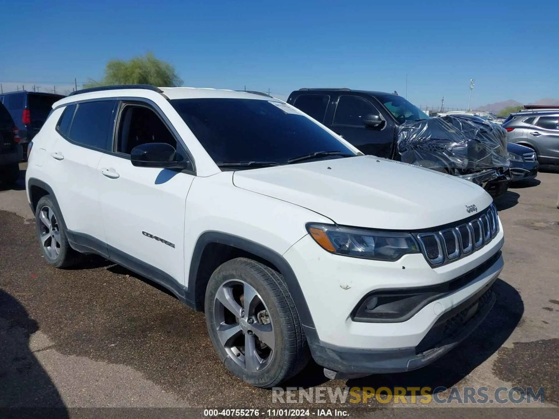 1 fotografías del automóvil dañado 3C4NJCBB3NT202358 JEEP COMPASS 2022