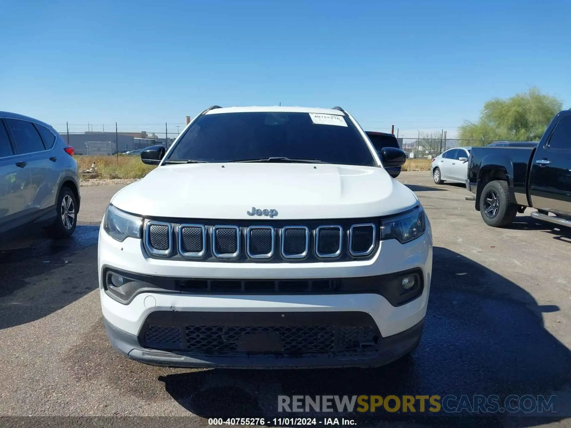 12 fotografías del automóvil dañado 3C4NJCBB3NT202358 JEEP COMPASS 2022