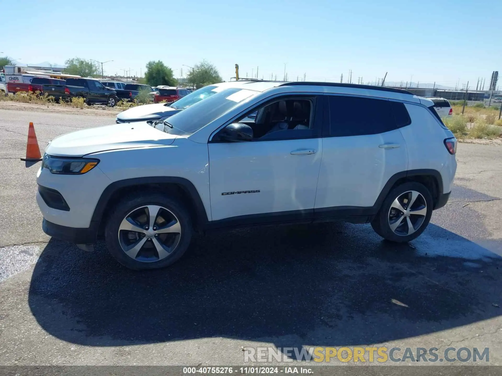 14 fotografías del automóvil dañado 3C4NJCBB3NT202358 JEEP COMPASS 2022
