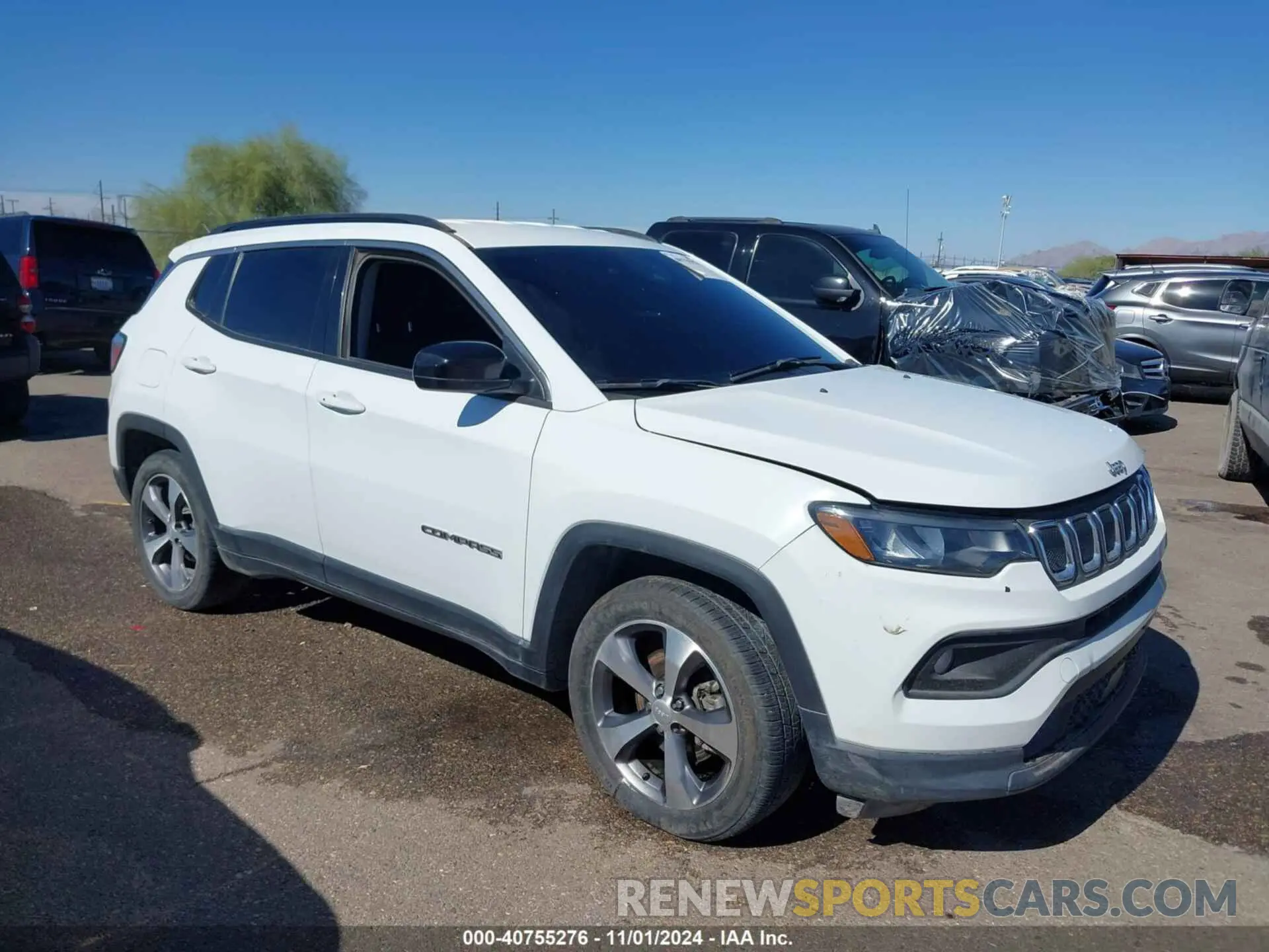 6 fotografías del automóvil dañado 3C4NJCBB3NT202358 JEEP COMPASS 2022