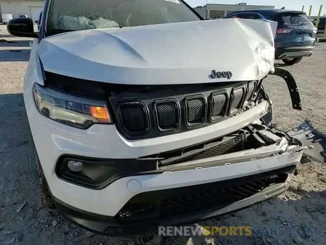 12 fotografías del automóvil dañado 3C4NJCBB3NT225638 JEEP COMPASS 2022