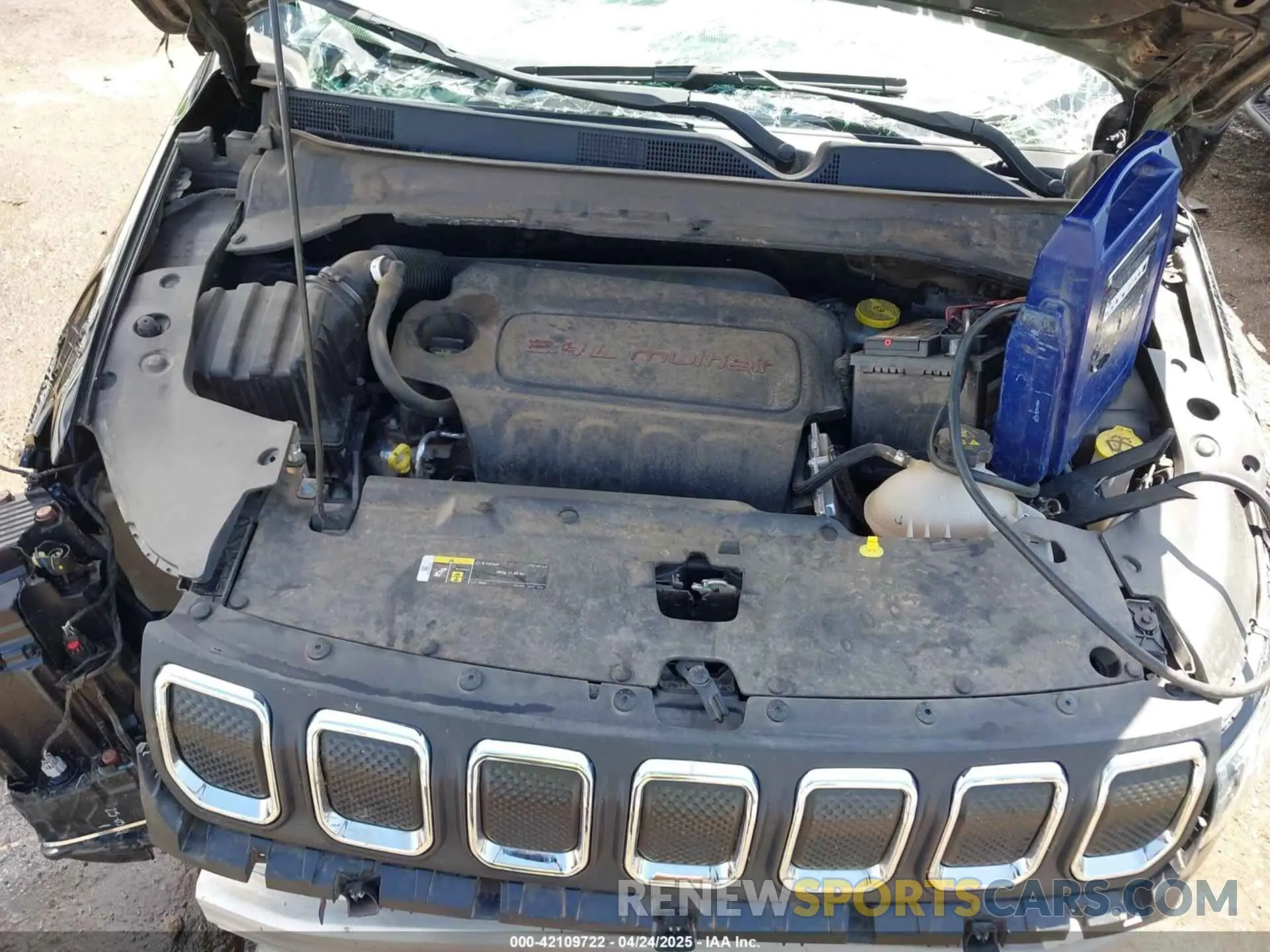 10 fotografías del automóvil dañado 3C4NJCBB4NT187403 JEEP COMPASS 2022