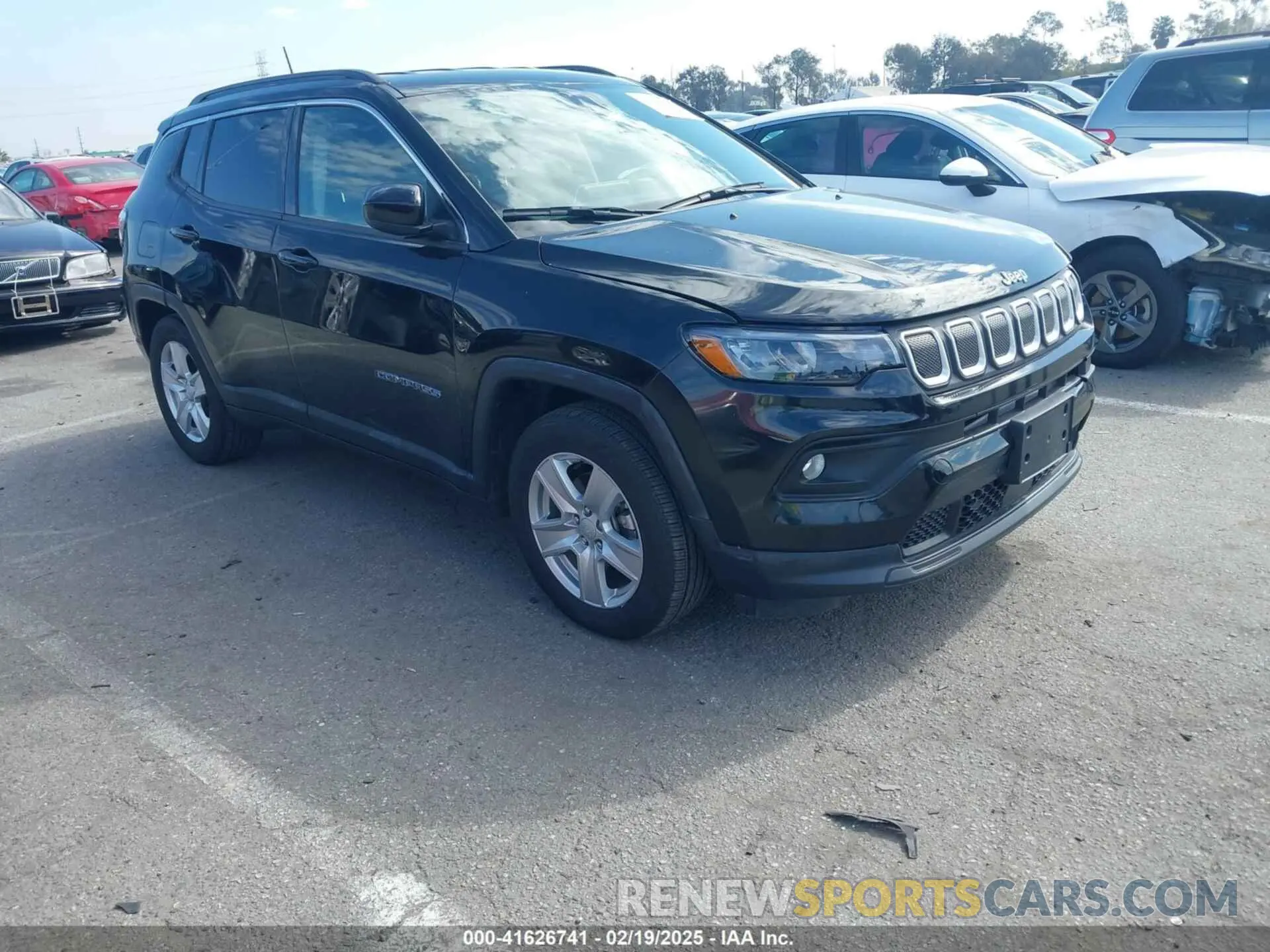 1 fotografías del automóvil dañado 3C4NJCBB5NT139442 JEEP COMPASS 2022