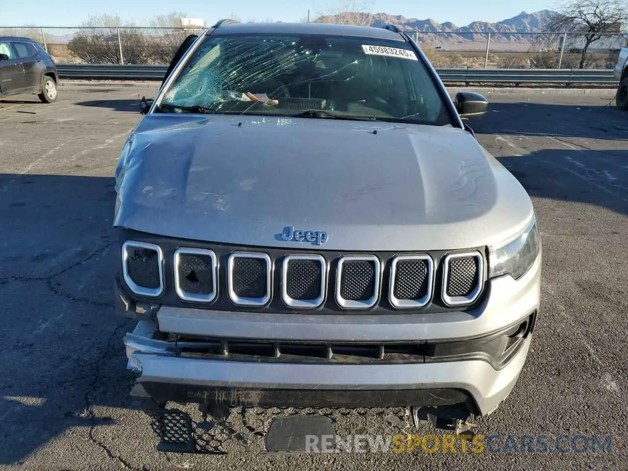 5 fotografías del automóvil dañado 3C4NJCBB6NT119314 JEEP COMPASS 2022