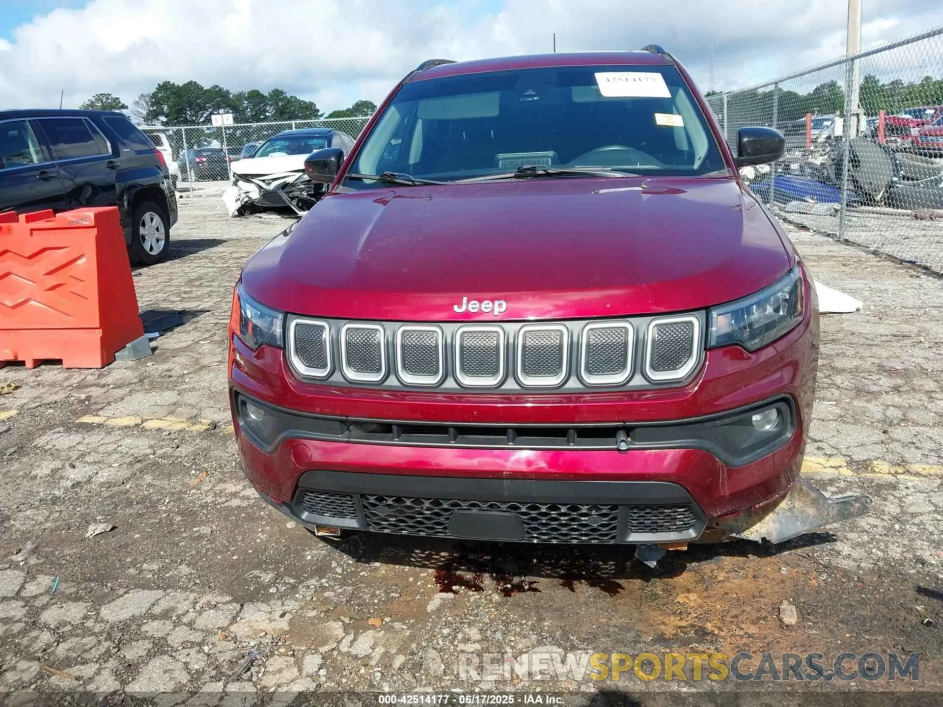 6 fotografías del automóvil dañado 3C4NJCBB6NT119409 JEEP COMPASS 2022