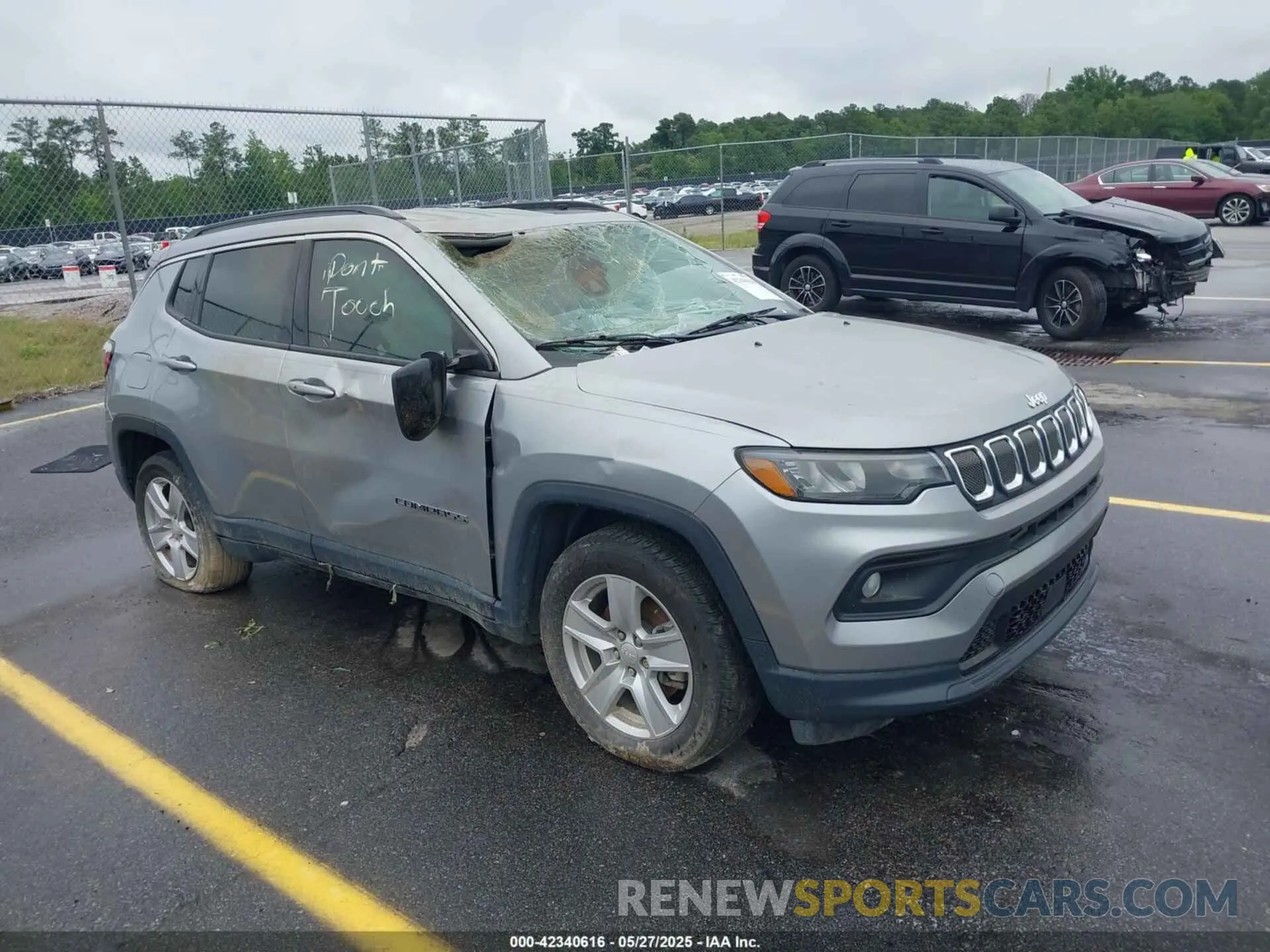 1 fotografías del automóvil dañado 3C4NJCBB6NT228906 JEEP COMPASS 2022