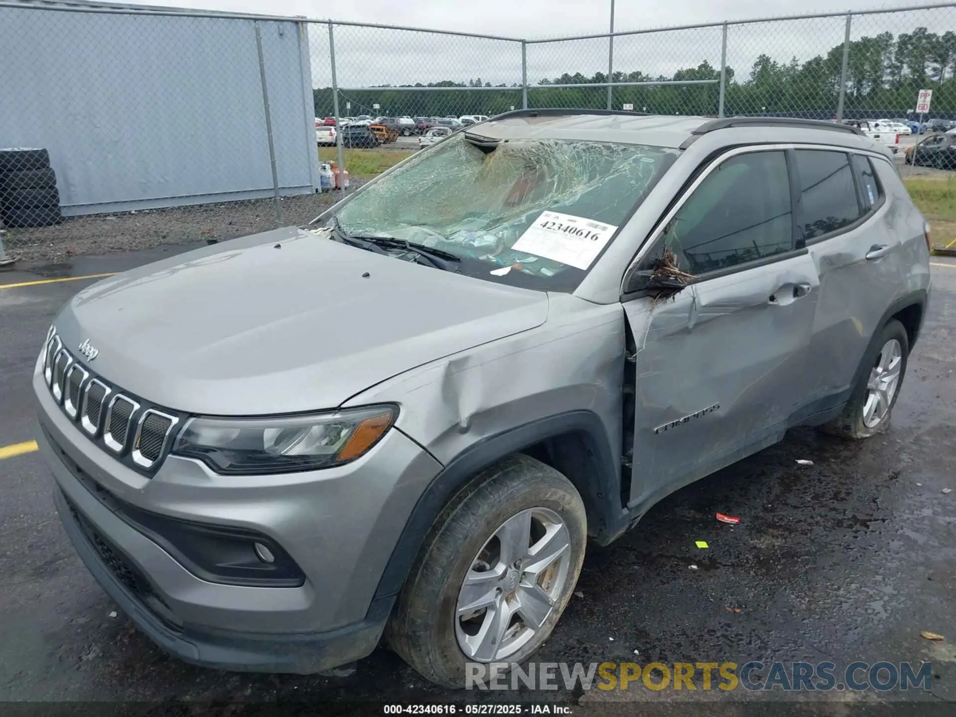 6 fotografías del automóvil dañado 3C4NJCBB6NT228906 JEEP COMPASS 2022