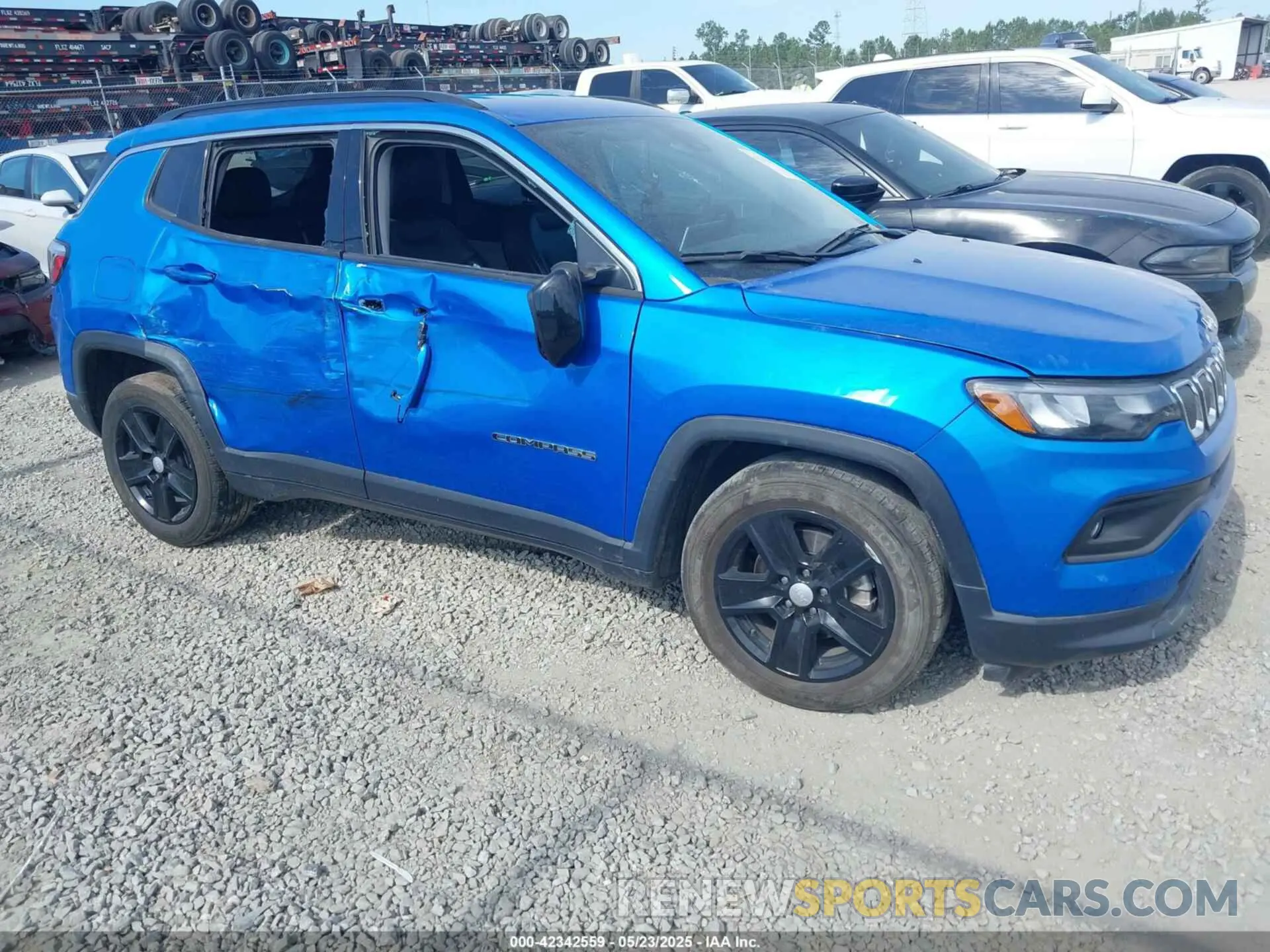 1 fotografías del automóvil dañado 3C4NJCBB6NT229148 JEEP COMPASS 2022
